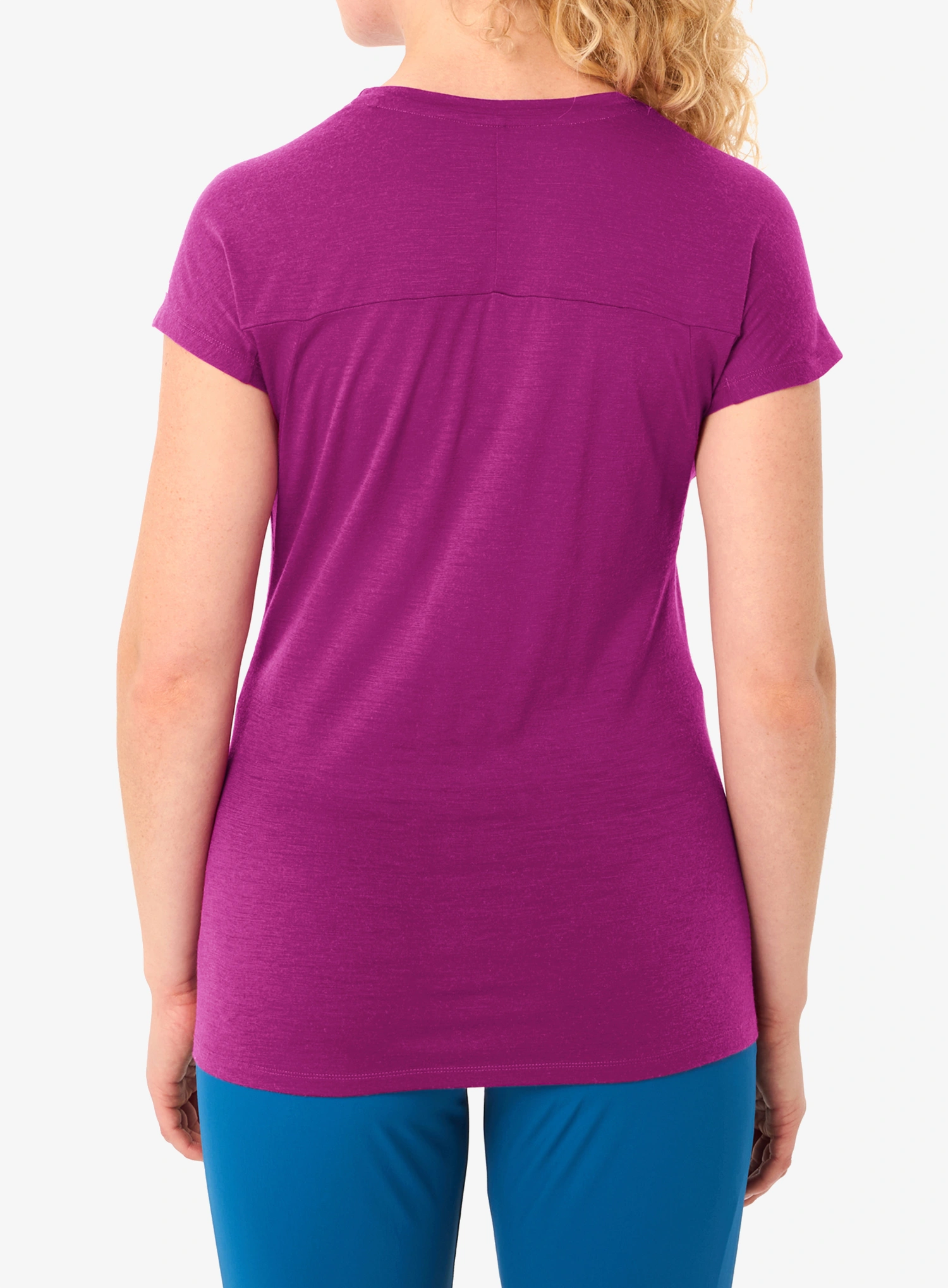 Футболка з мериноса жіноча Vaude Tekoa Wool T-Shirt - pink orchid