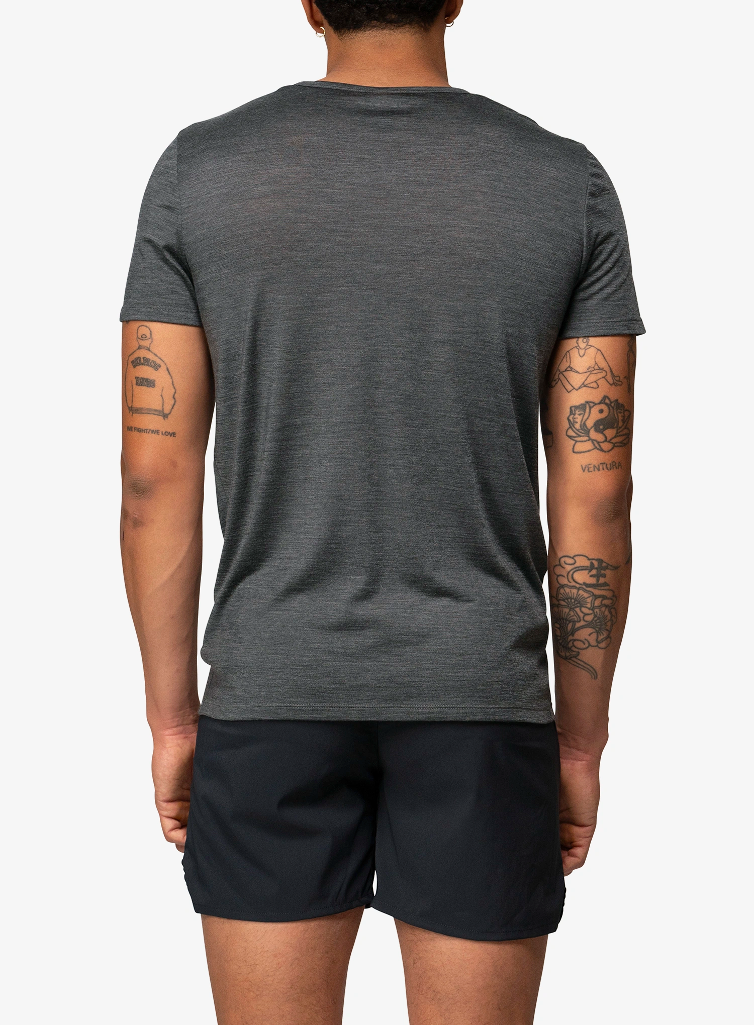 Футболка з мериноса Devold Active Outline Tee - anthracite