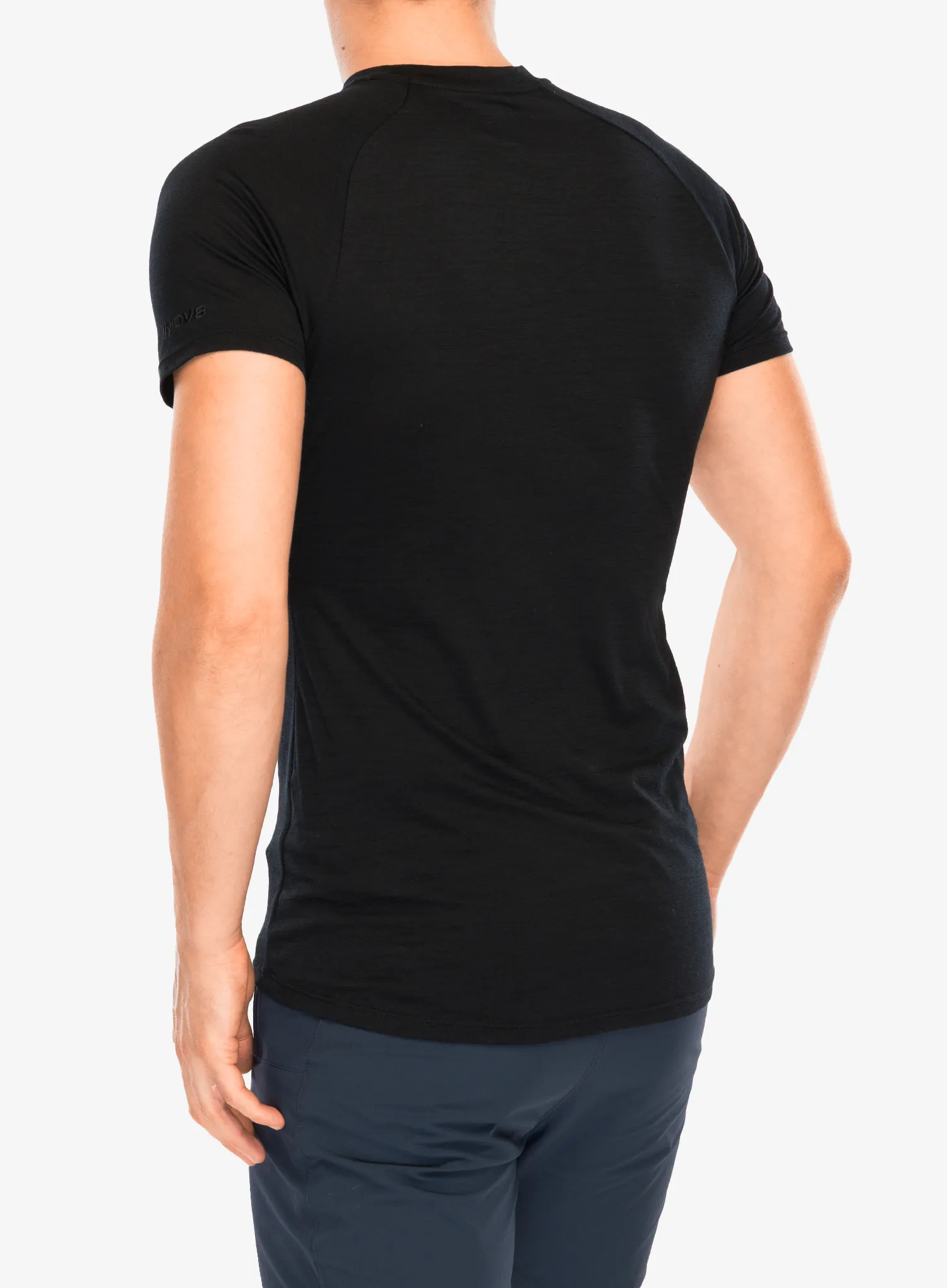 Футболка з мериноса Inov-8 Merino Short Sleeve T-Shirt - black
