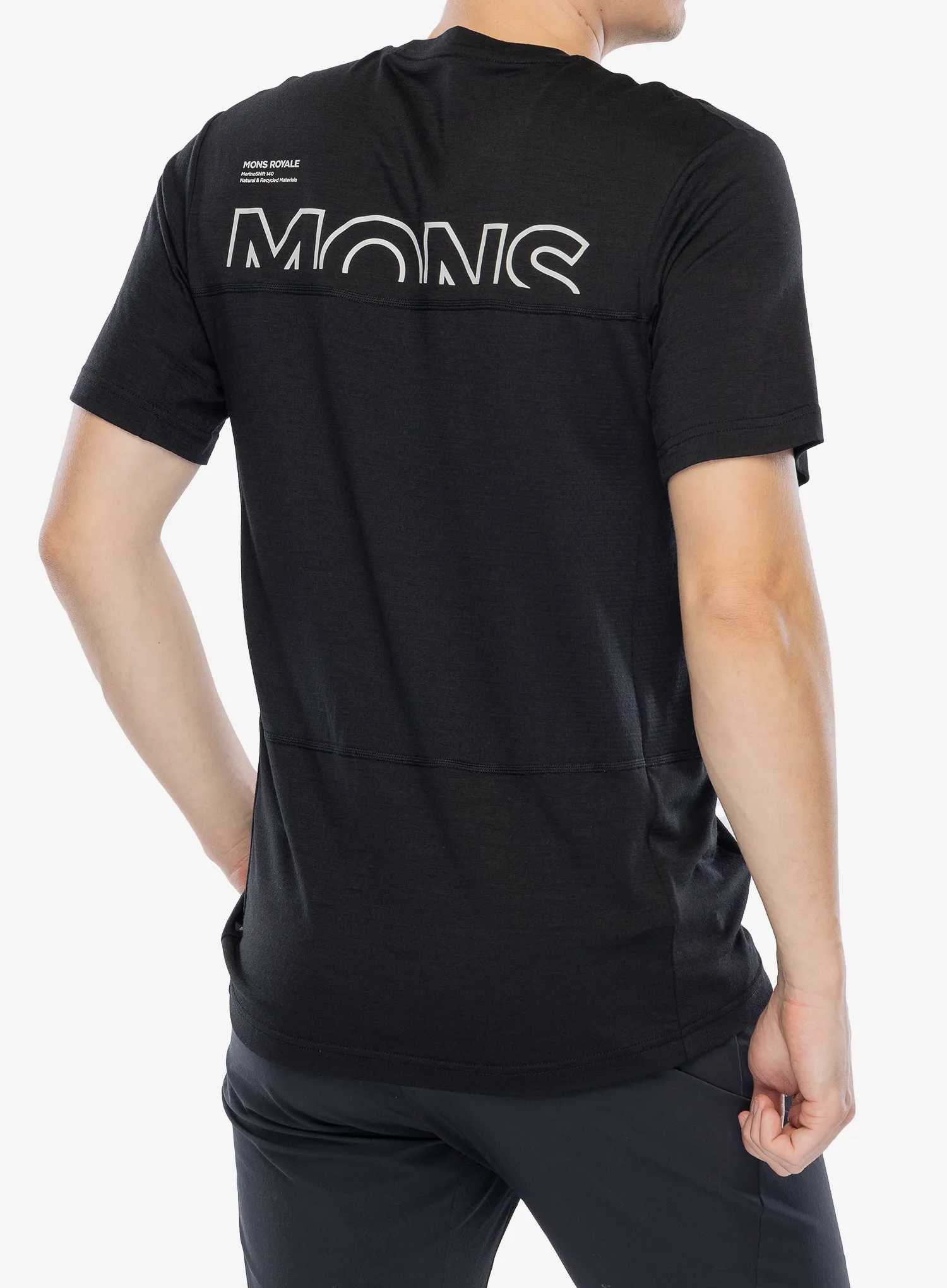 Футболка з мериноса Mons Royale Tarn Merino Shift T-Shirt - black