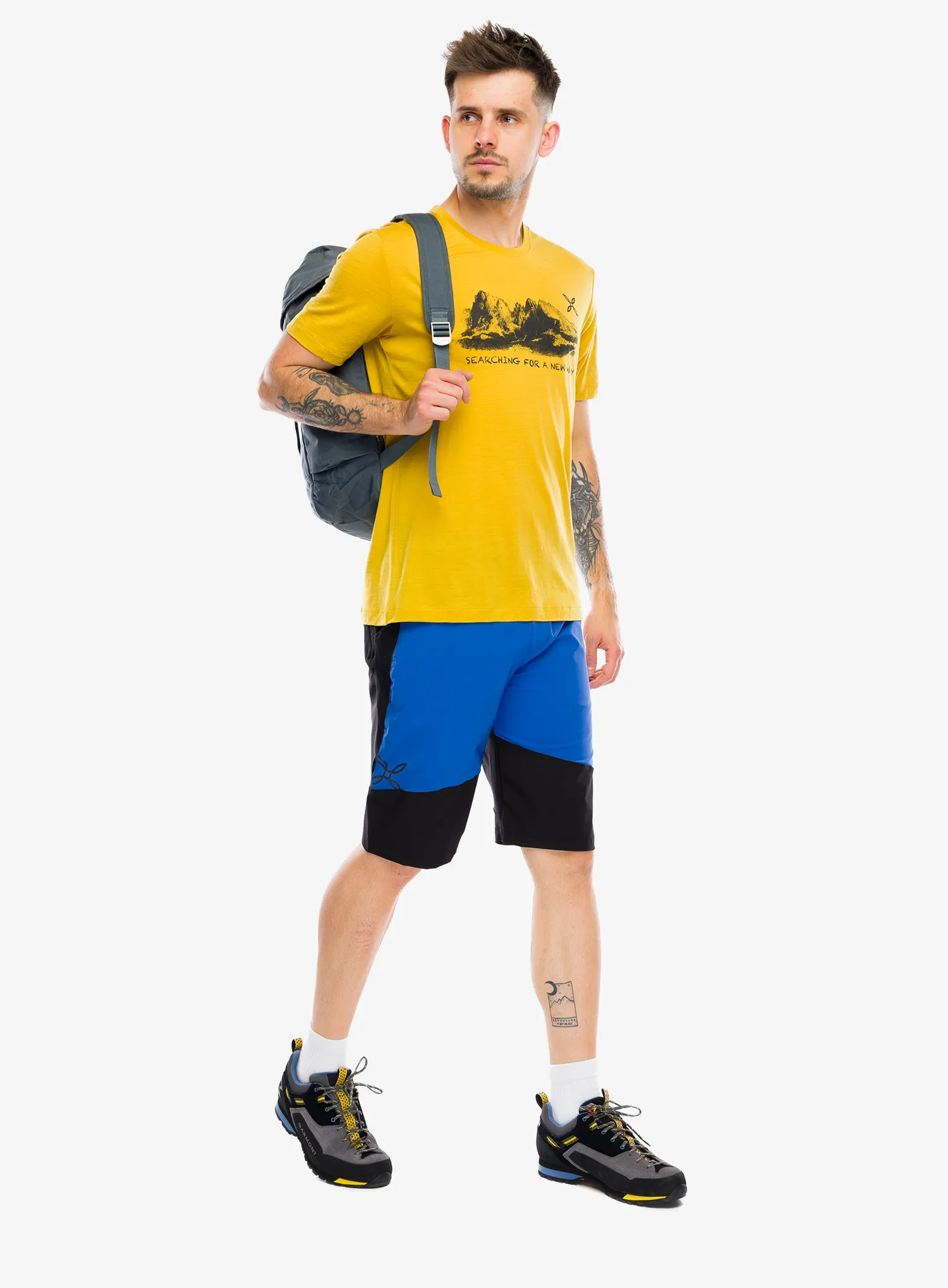 Футболка з мериноса Montura Peaks Merino T-Shirt - mustard