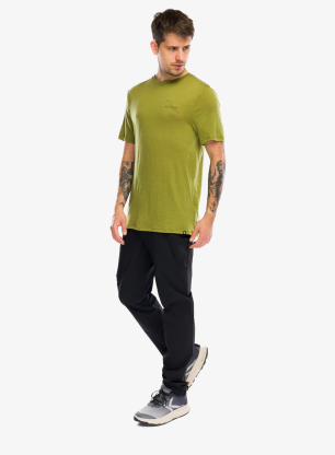 Футболка з мериноса Odlo Merino 160 Postcards Crew Neck S/S - guacamole