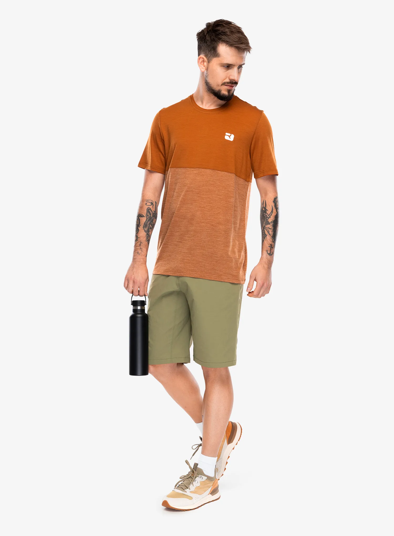 Футболка з мериноса Ortovox 150 Cool Logo TS - bristle brown