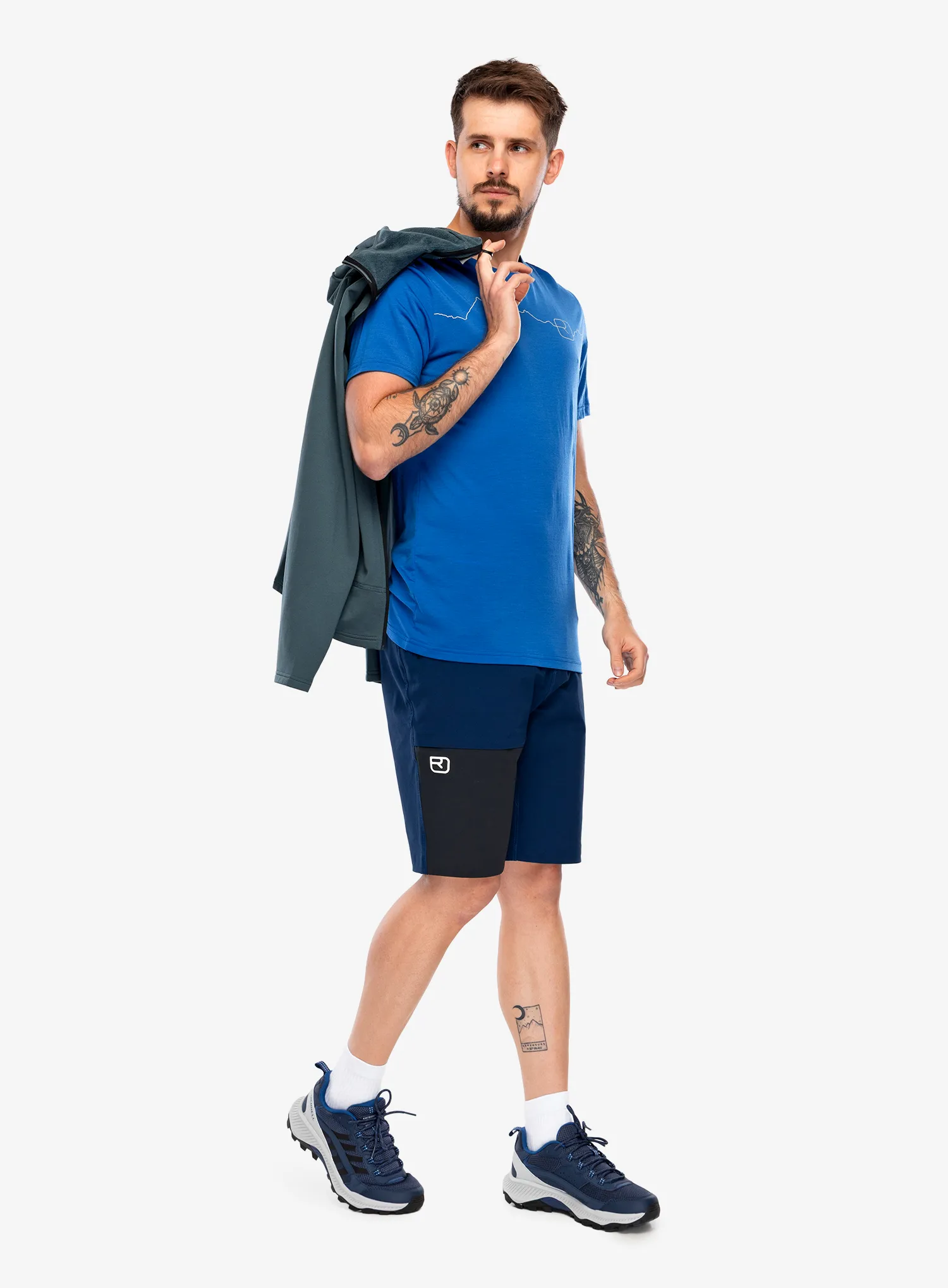 Футболка з мериноса Ortovox 150 Cool Mountain TS - blue note