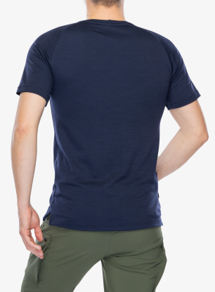 Футболка з мериноса Sensor Merino Blend Moon SS Tee - deep blue