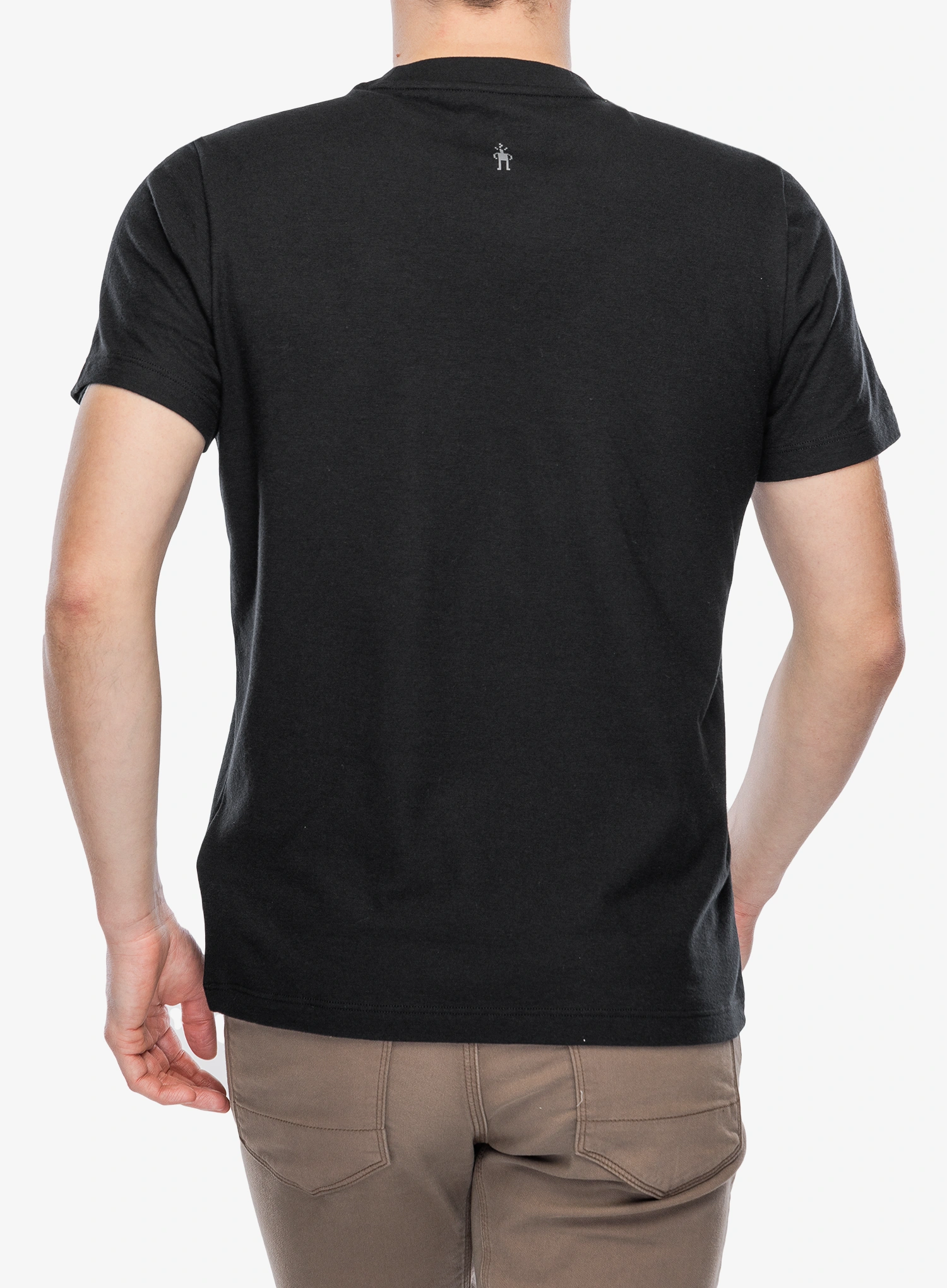 Футболка з мериноса Smartwool Mountain Horizon Short Sleeve Graphic Tee - black