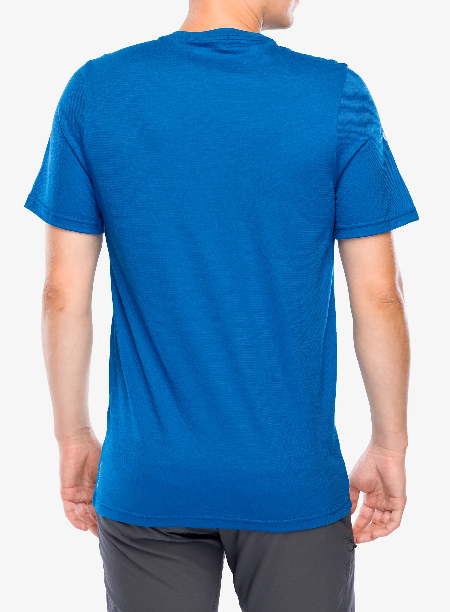 Футболка з мериноса Smartwool Peak Energy Active Short Sleeve Graphic Tee - nival blue