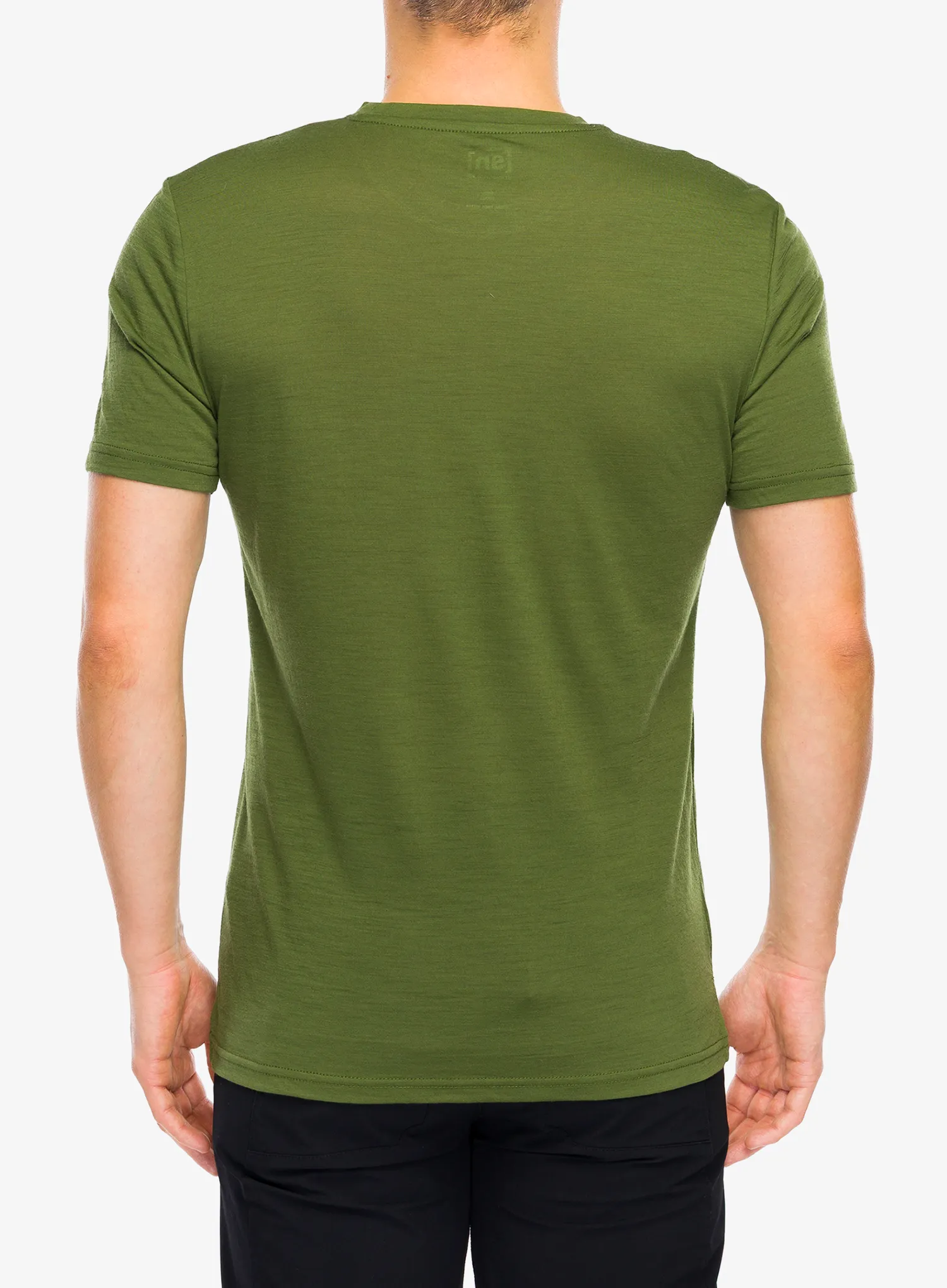Футболка з мериноса Super.natural Bicycle Nomad Tee - chive/jet black