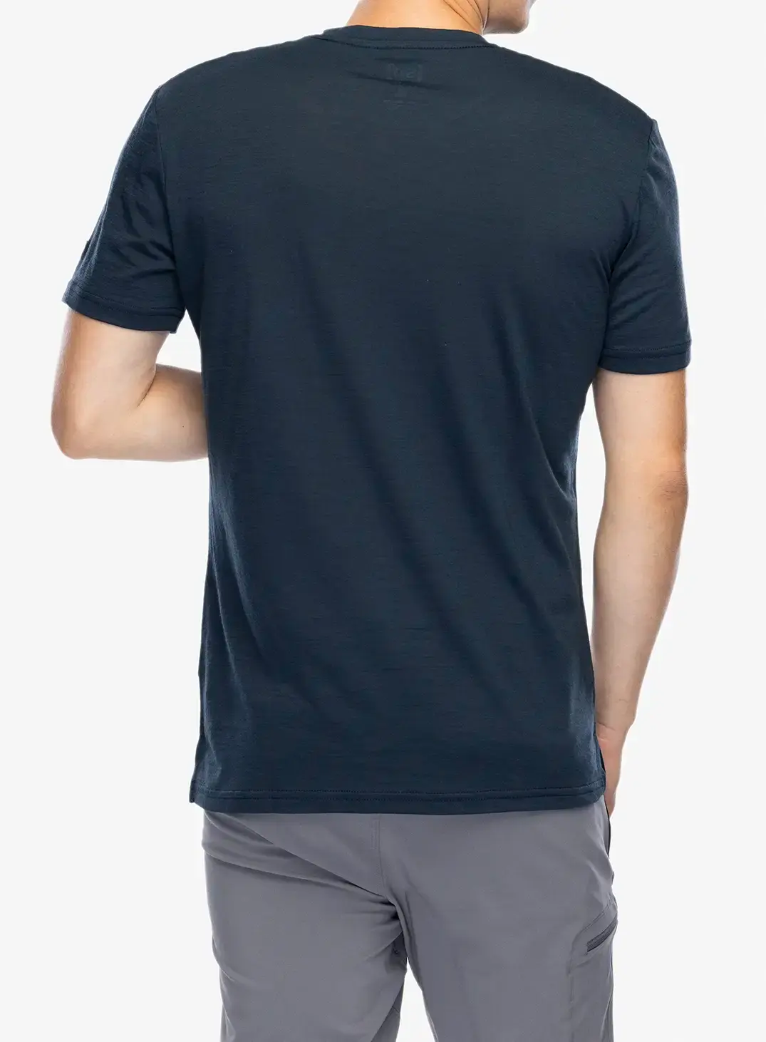 Футболка з мериноса Super.natural Carabineri Tee - blueberry/vapor grey