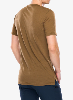 Футболка з мериноса Super.natural Carabineri Tee - kangaroo/jet black