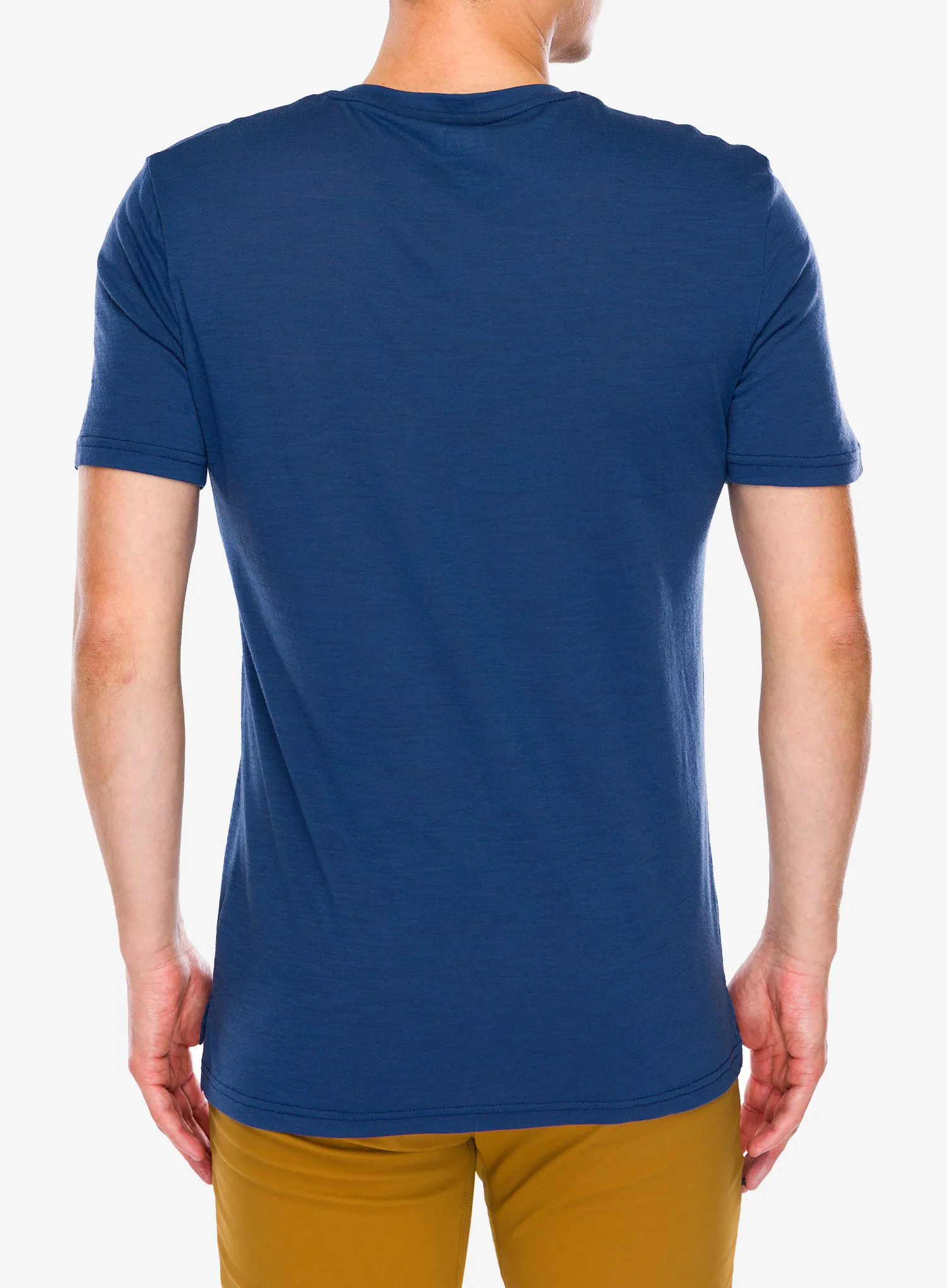 Футболка з мериноса Super.natural Carabineri Tee - ocean blue/blueberry