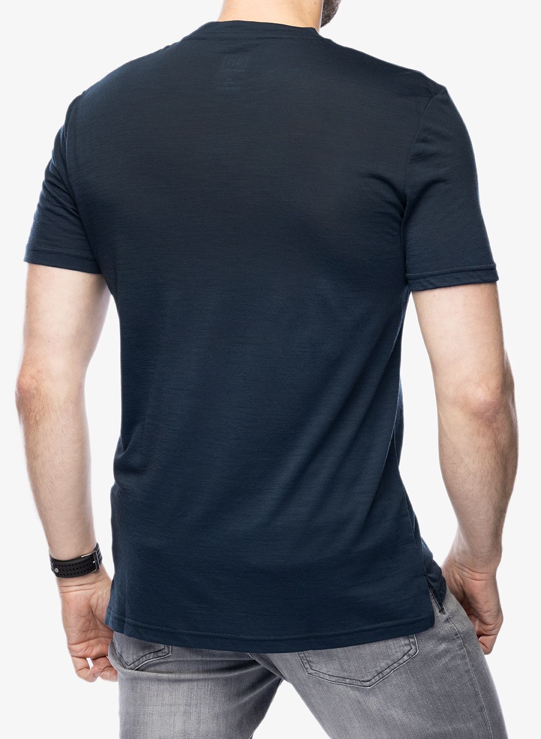 Футболка з мериноса Super.natural Landi Tee - blueberry/vapor grey