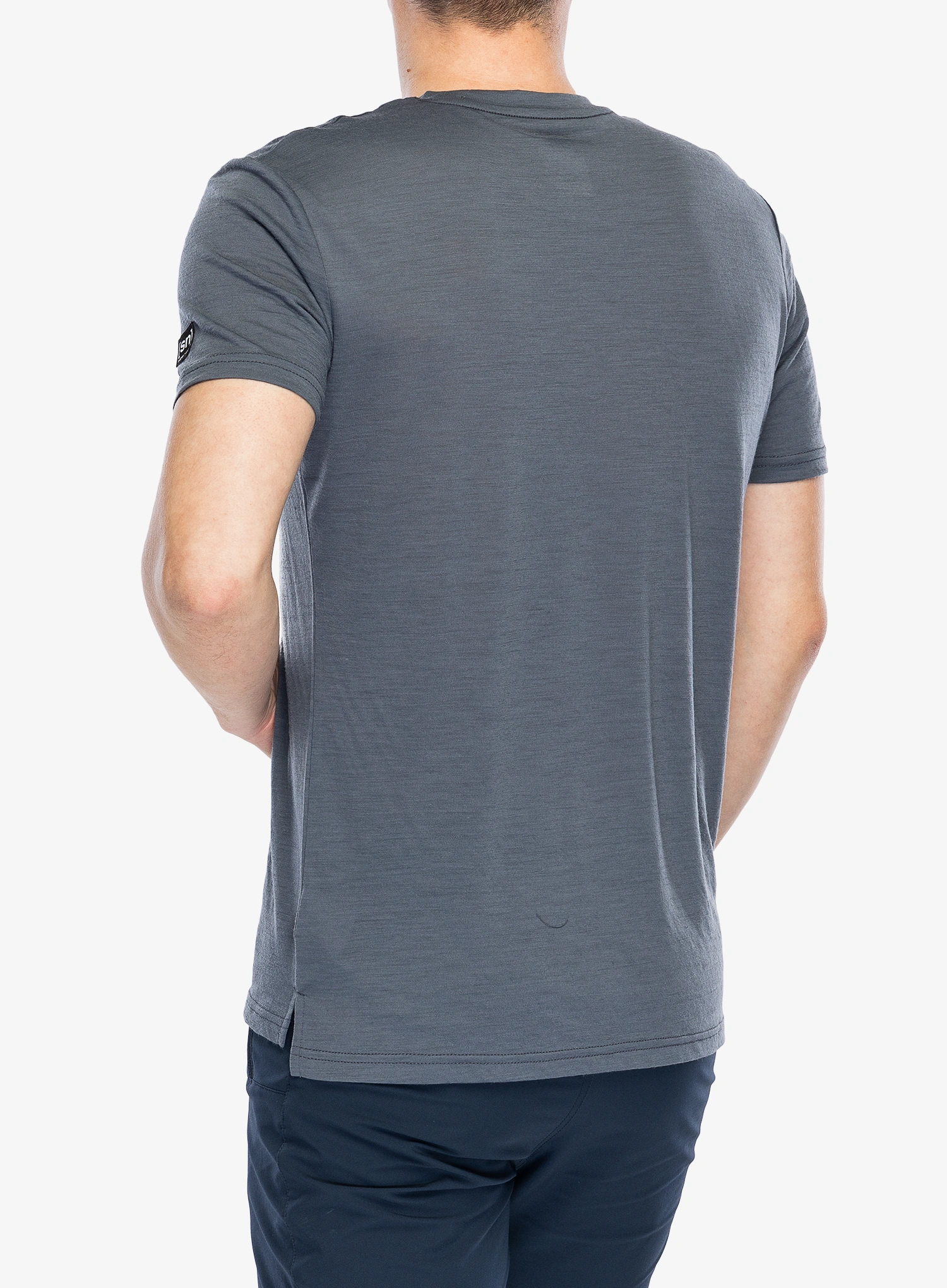 Футболка з мериноса Super.natural Well Equipped Tee - turbulence blue/v.khaki mel