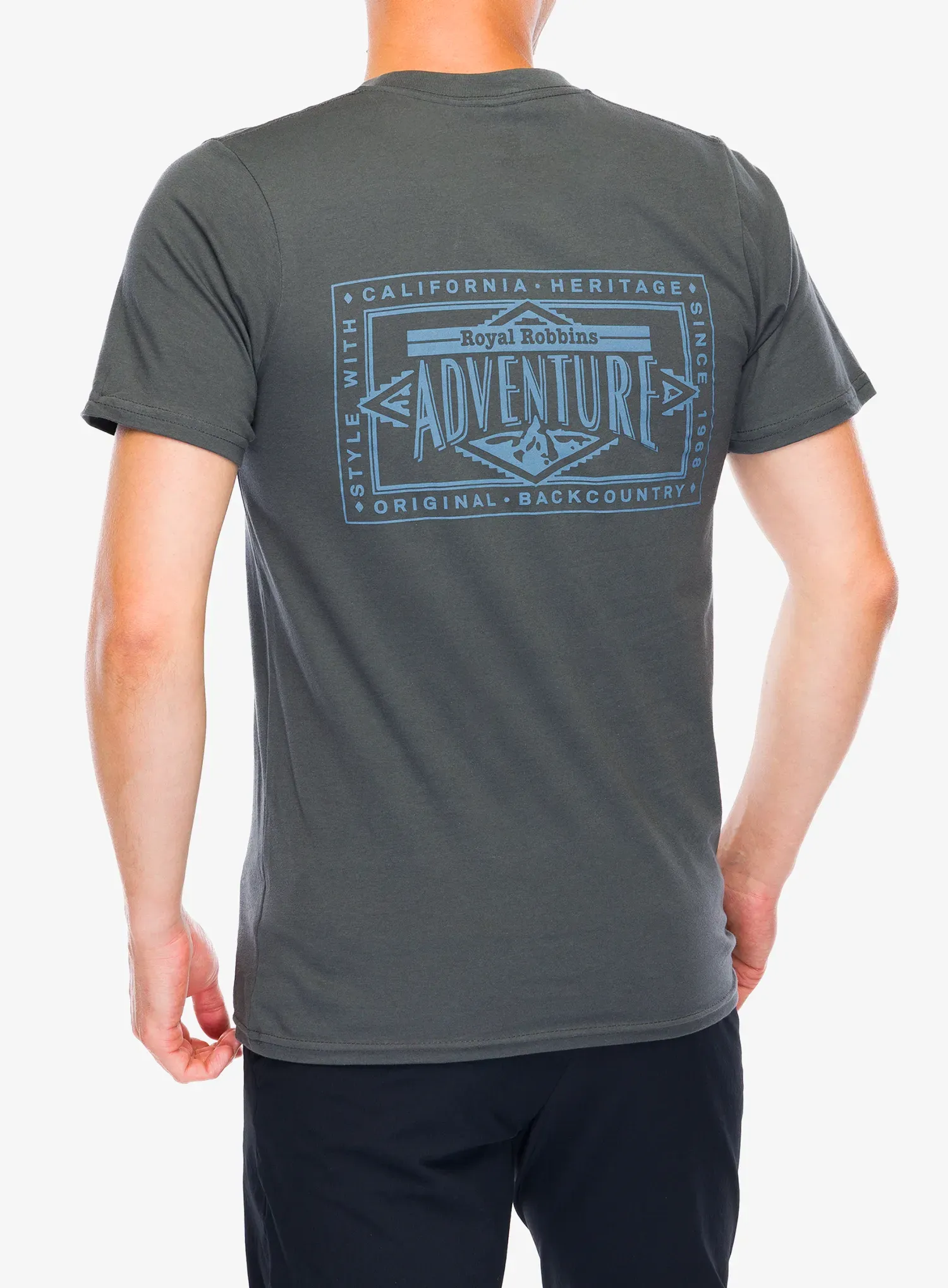 Футболка Royal Robbins Adventure Tee SS - charcoal