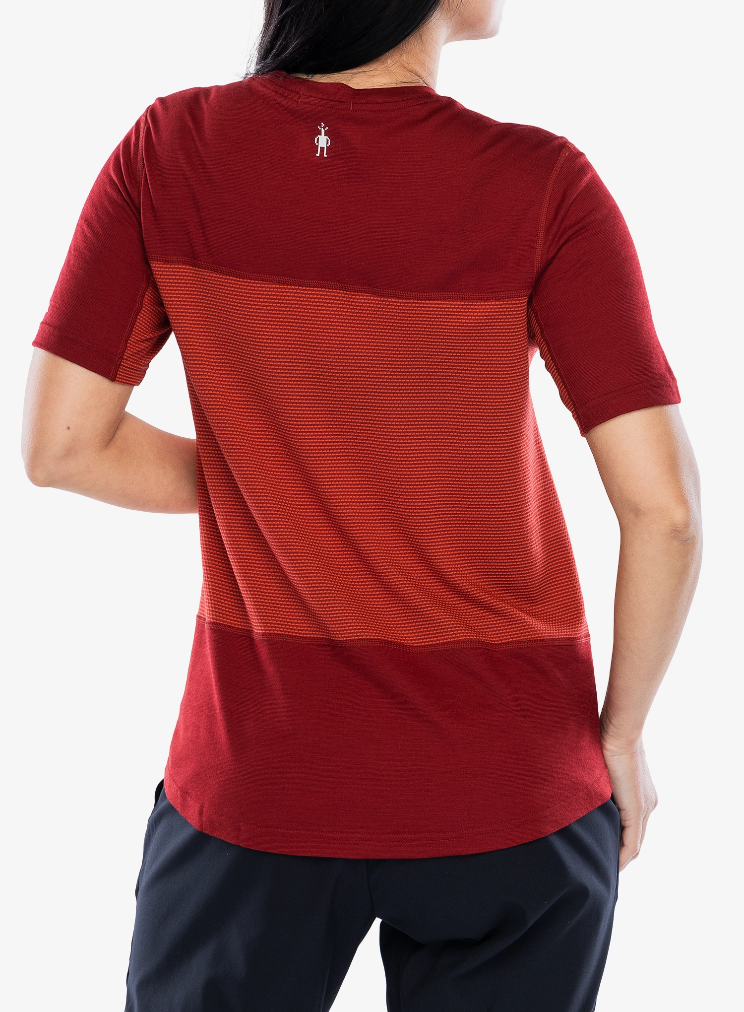 Жіноча велофутболка Smartwool Mountain Bike Short Sleeve Jersey - currant
