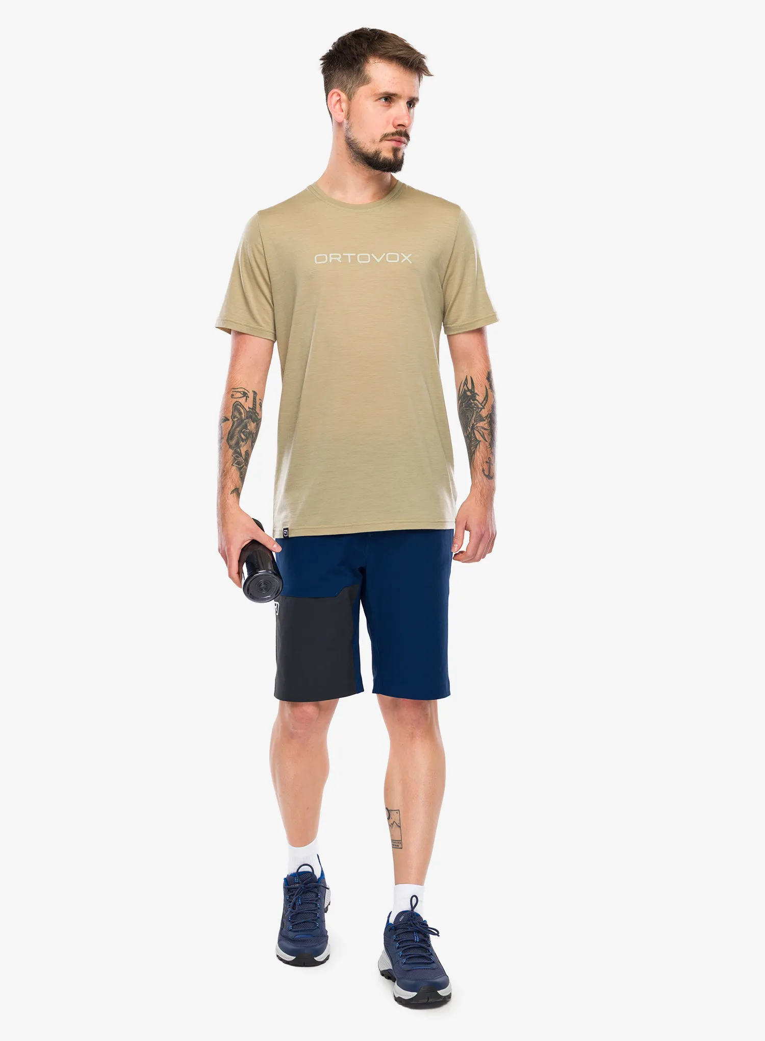 Футболка Ortovox 150 Cool Brand TS - dark linen