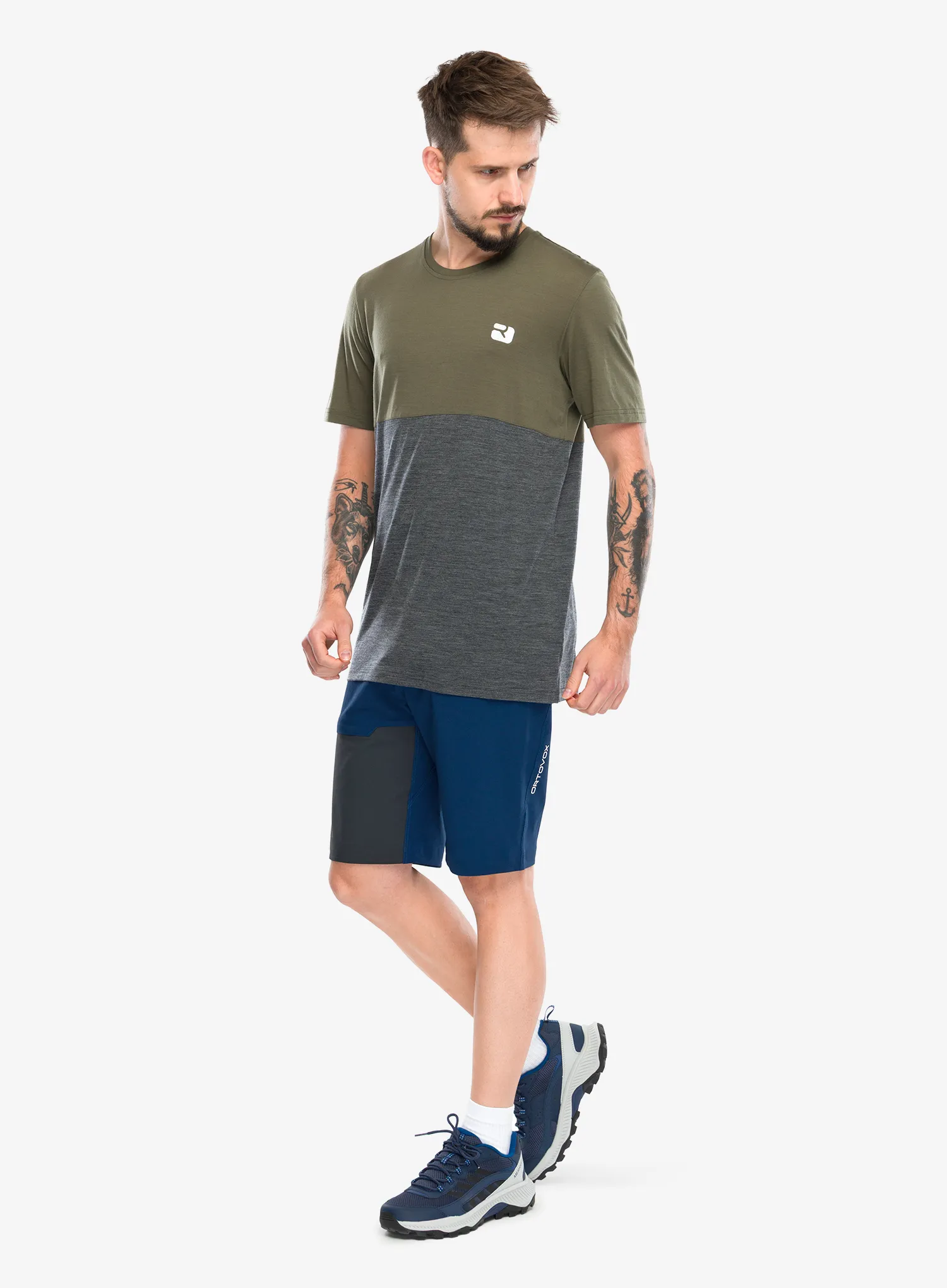 Футболка Ortovox 150 Cool Logo TS - dark wild herbs