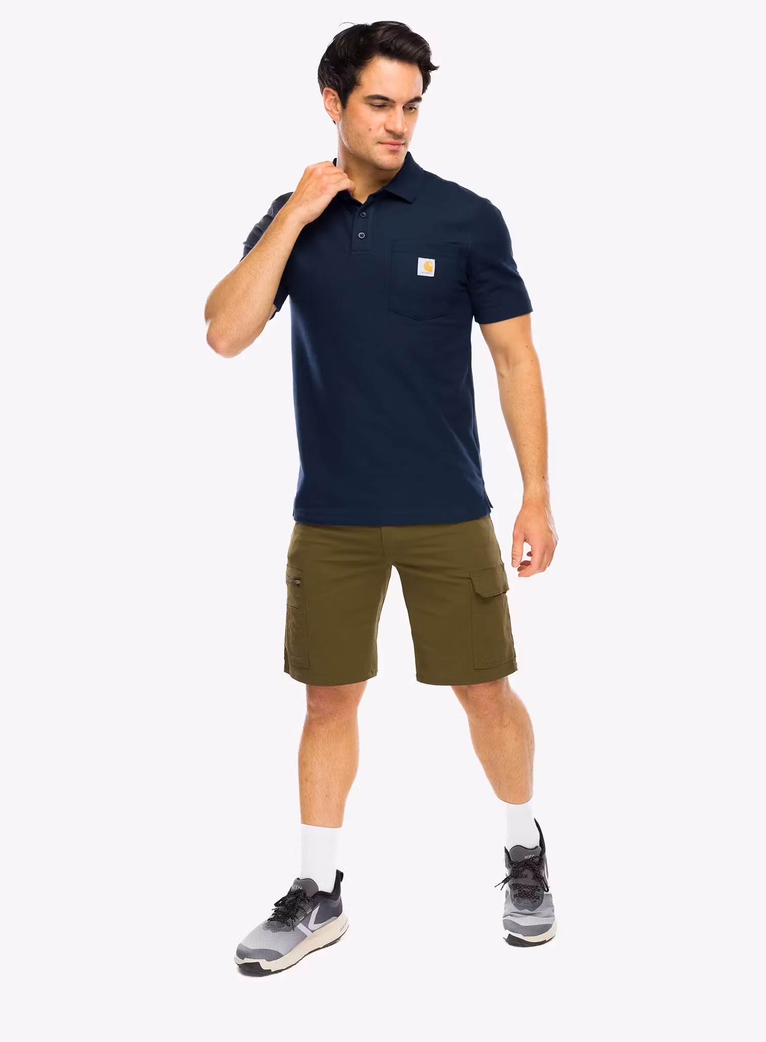 Футболка поло Carhartt Loose Polo - navy
