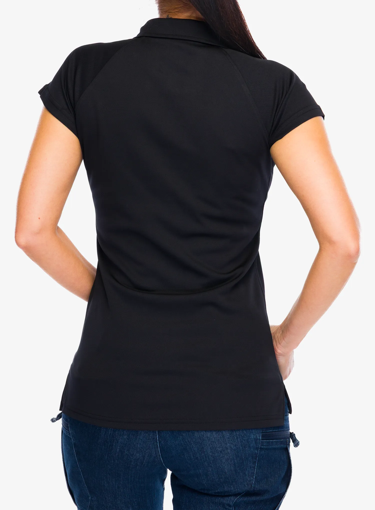 Футболка поло жіноча Helikon-Tex UTL Polo Shirt - TopCool Lite - black
