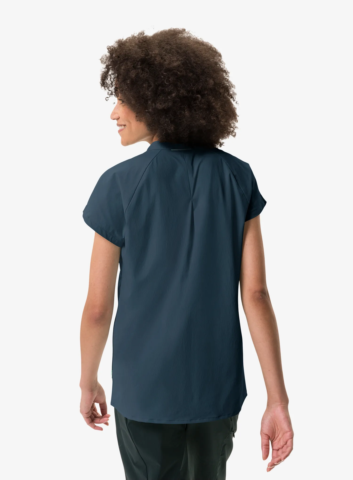 Футболка поло жіноча Vaude Yaras SL Shirt II - dark sea uni