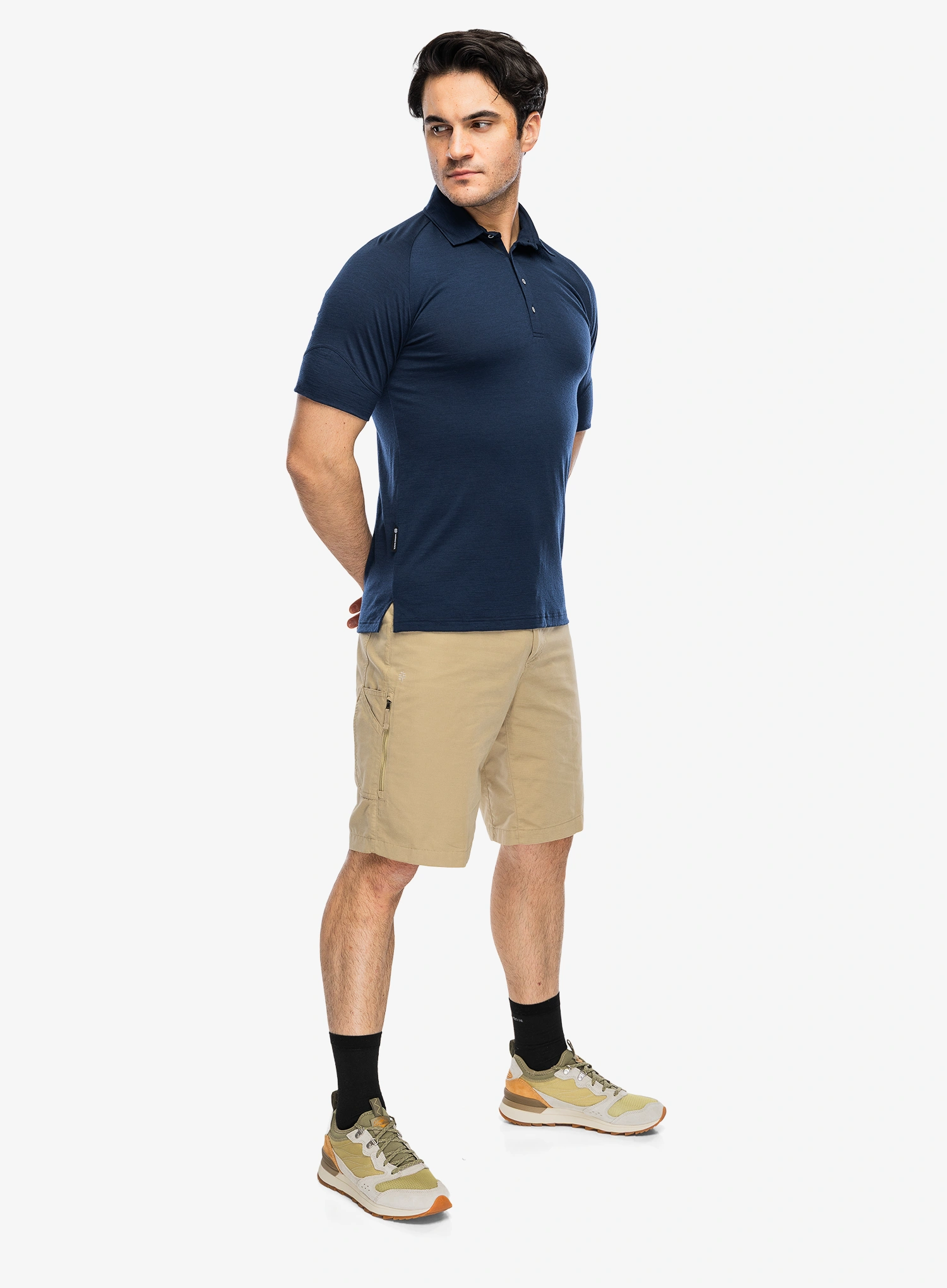 Футболка поло Sensor Merino Active Polo Tee SS - deep blue