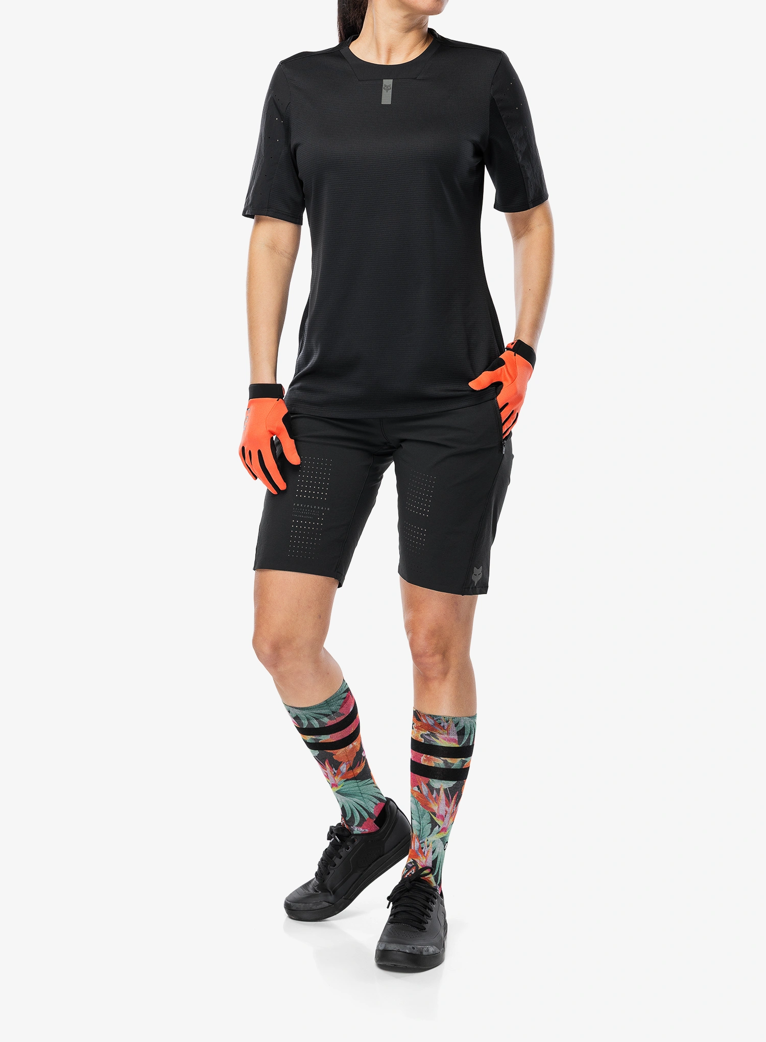 Жіноча велофутболка Fox Defend SS Jersey - black