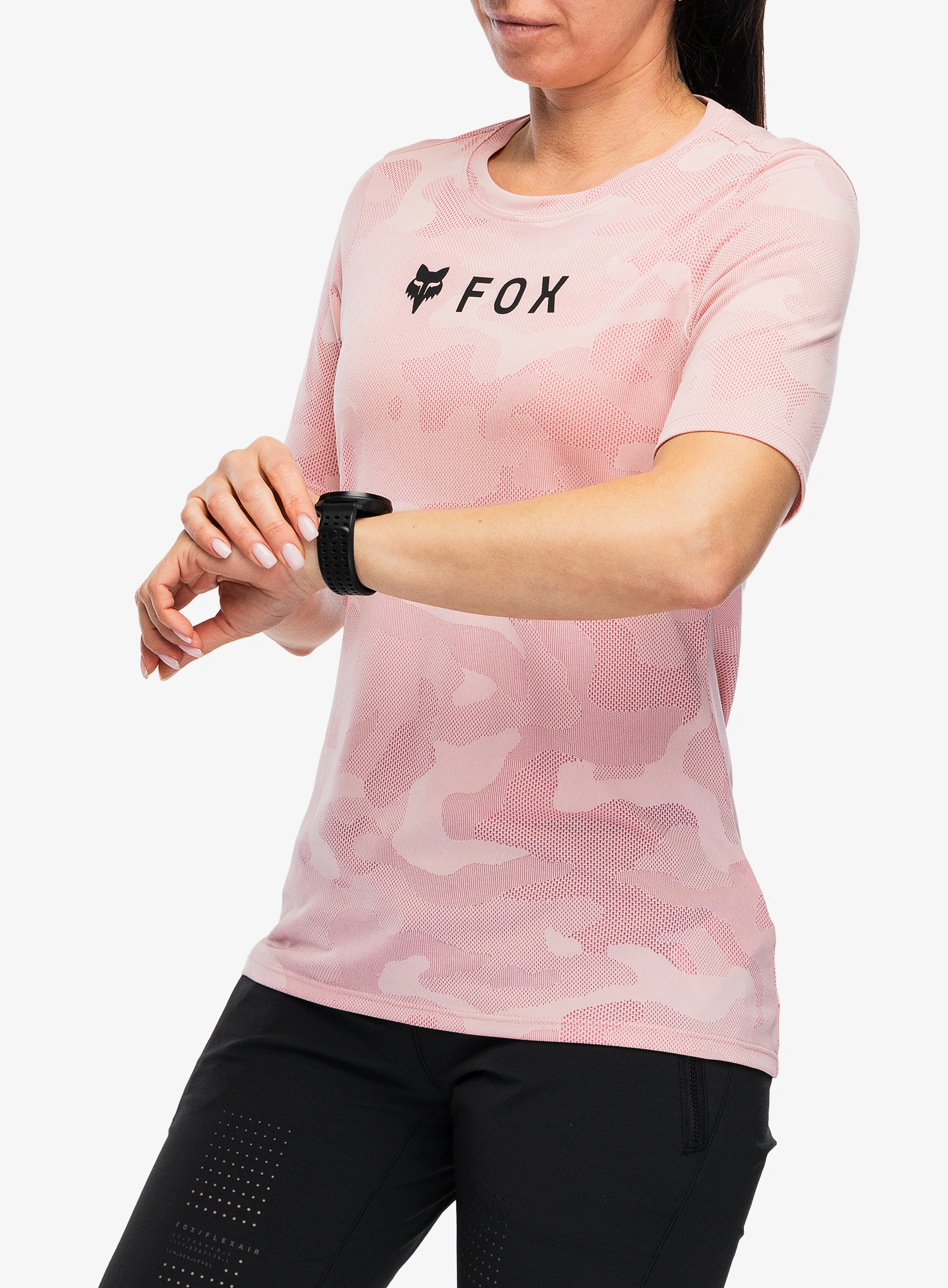 Жіноча велофутболка Fox Ranger Tru Dri SS Jersey - berry