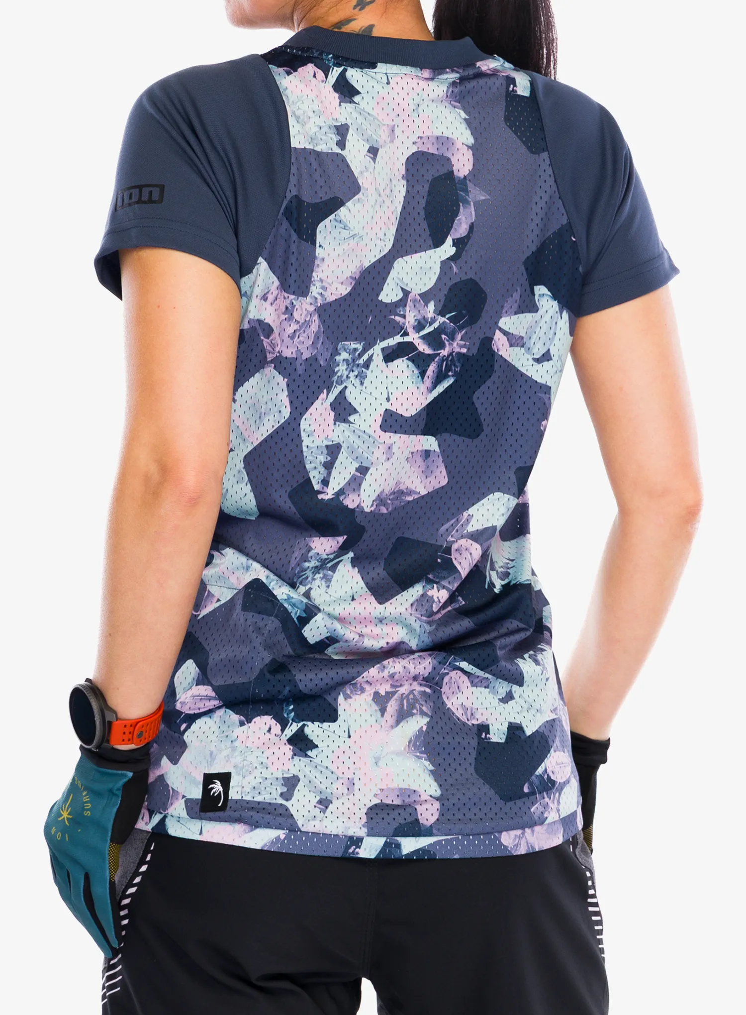 Жіноча велофутболка ION Scrub SS - indigo dawn