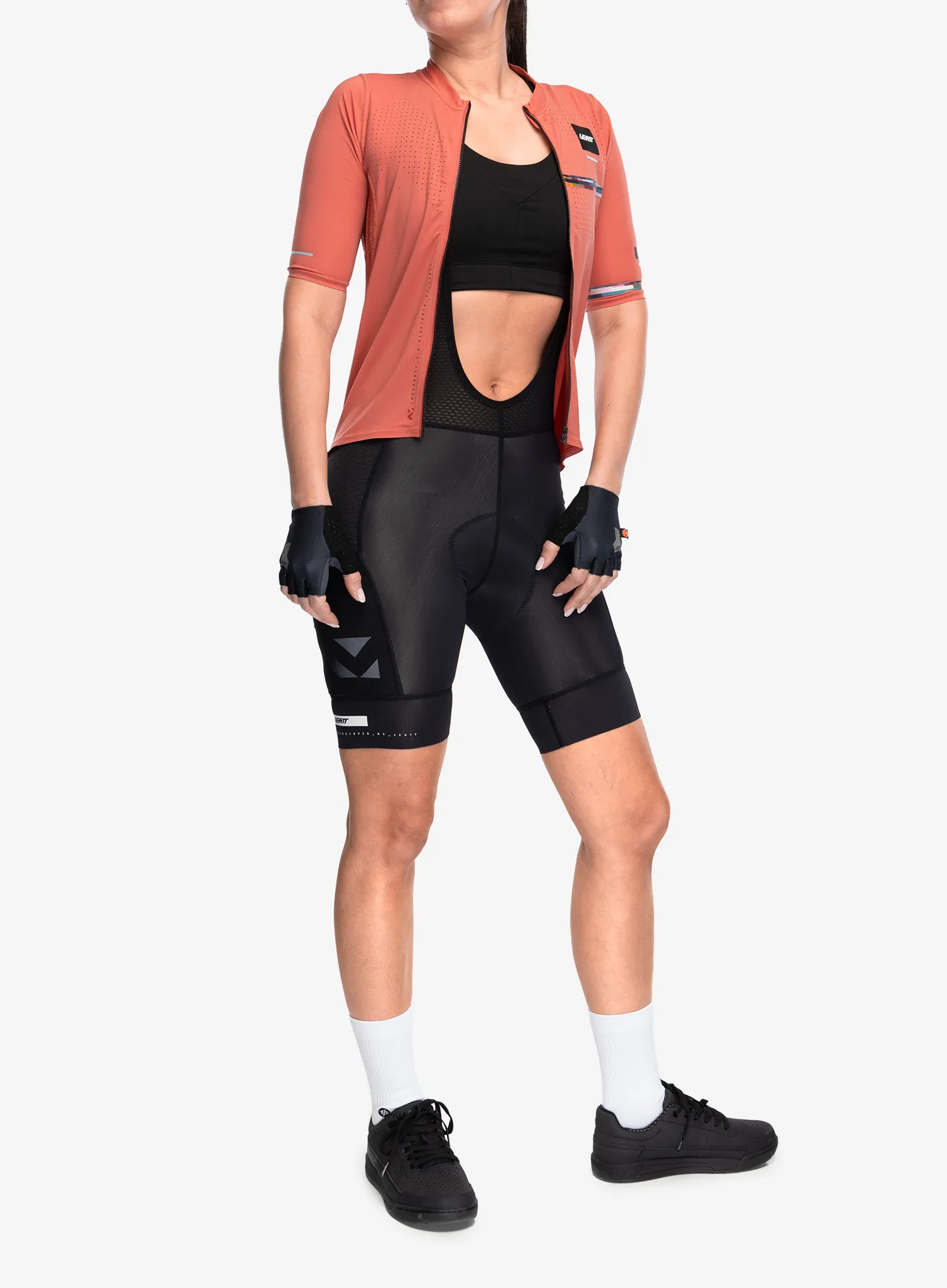 Жіноча велофутболка Leatt MTB Endurance 5.0 Cargo - dusty red