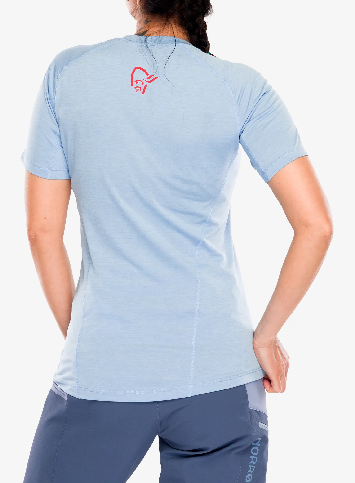 Жіноча велофутболка Norrona Fjora Equaliser Lightweight T-Shirt - frozen fjord