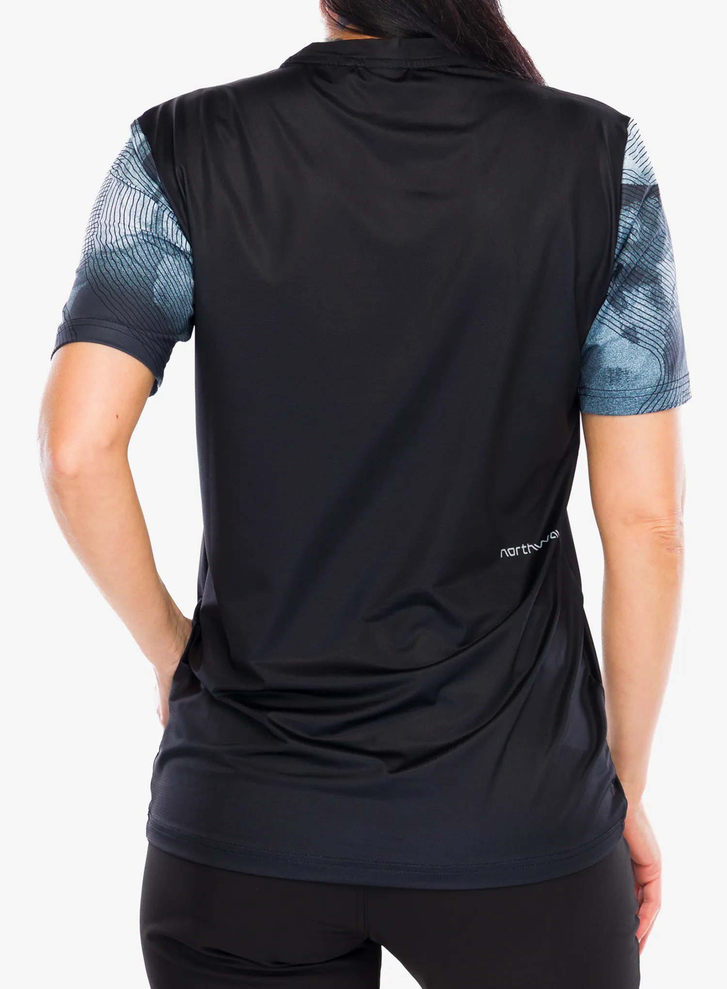 Жіноча велофутболка Northwave Xtrail 2 Woman Jersey Short Sleeve - black