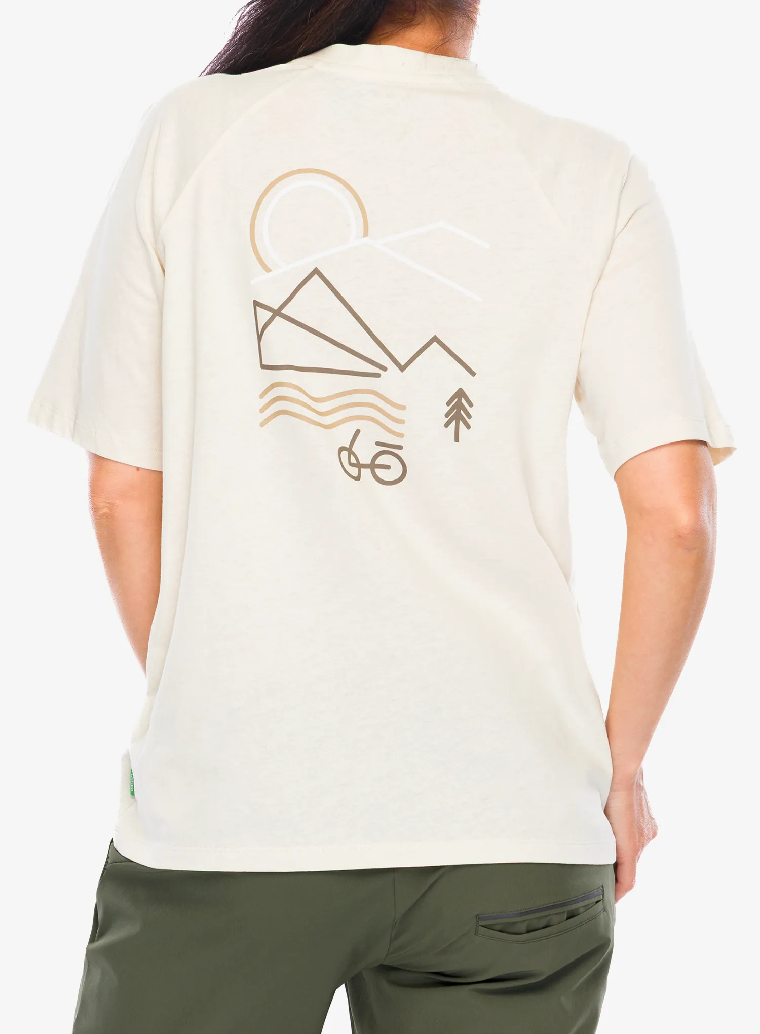 Жіноча велофутболка Vaude Cyclist Casual Shirt - ecru