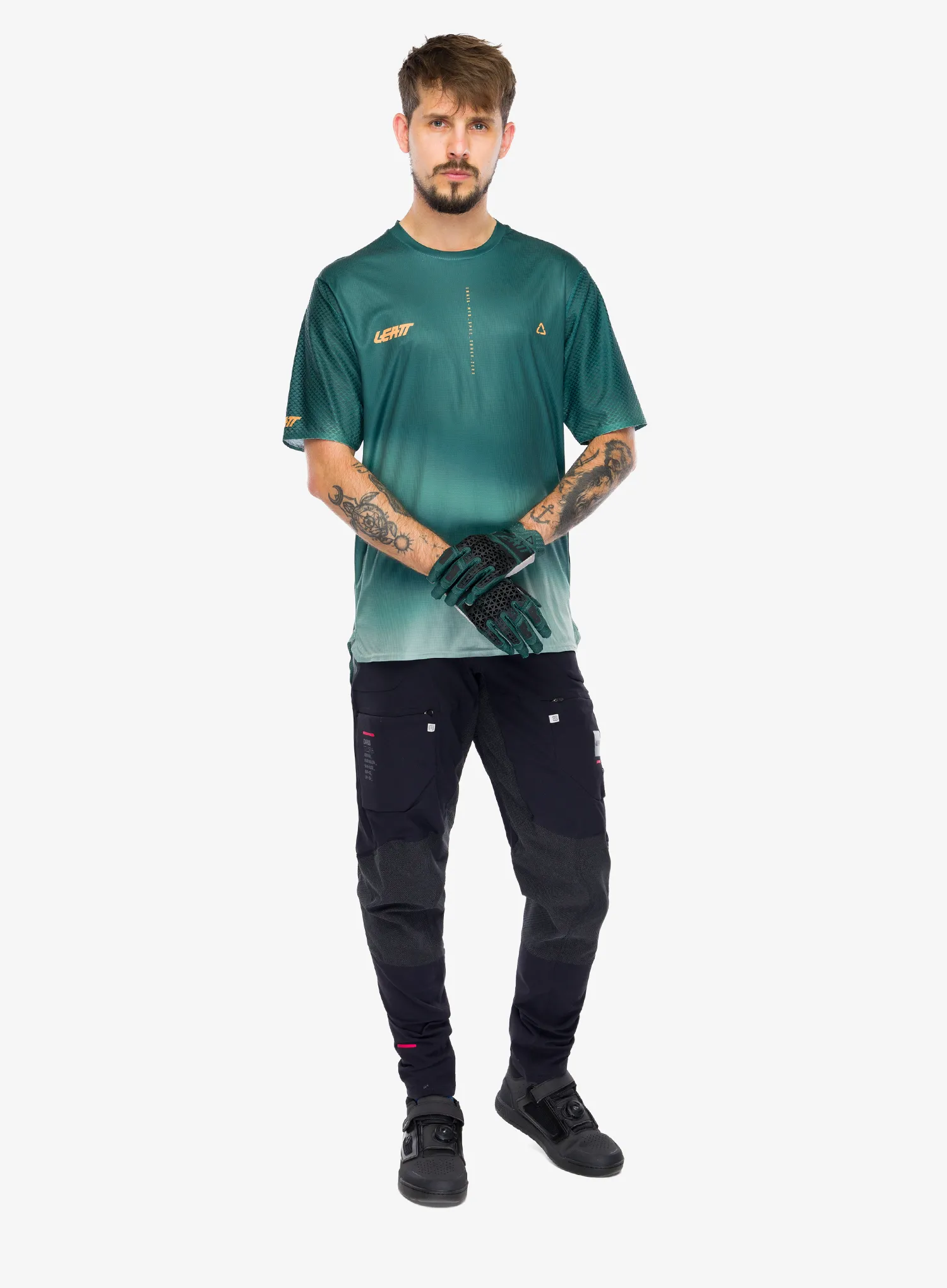 Велофутболка Leatt MTB Trail 3.0 - spruce green