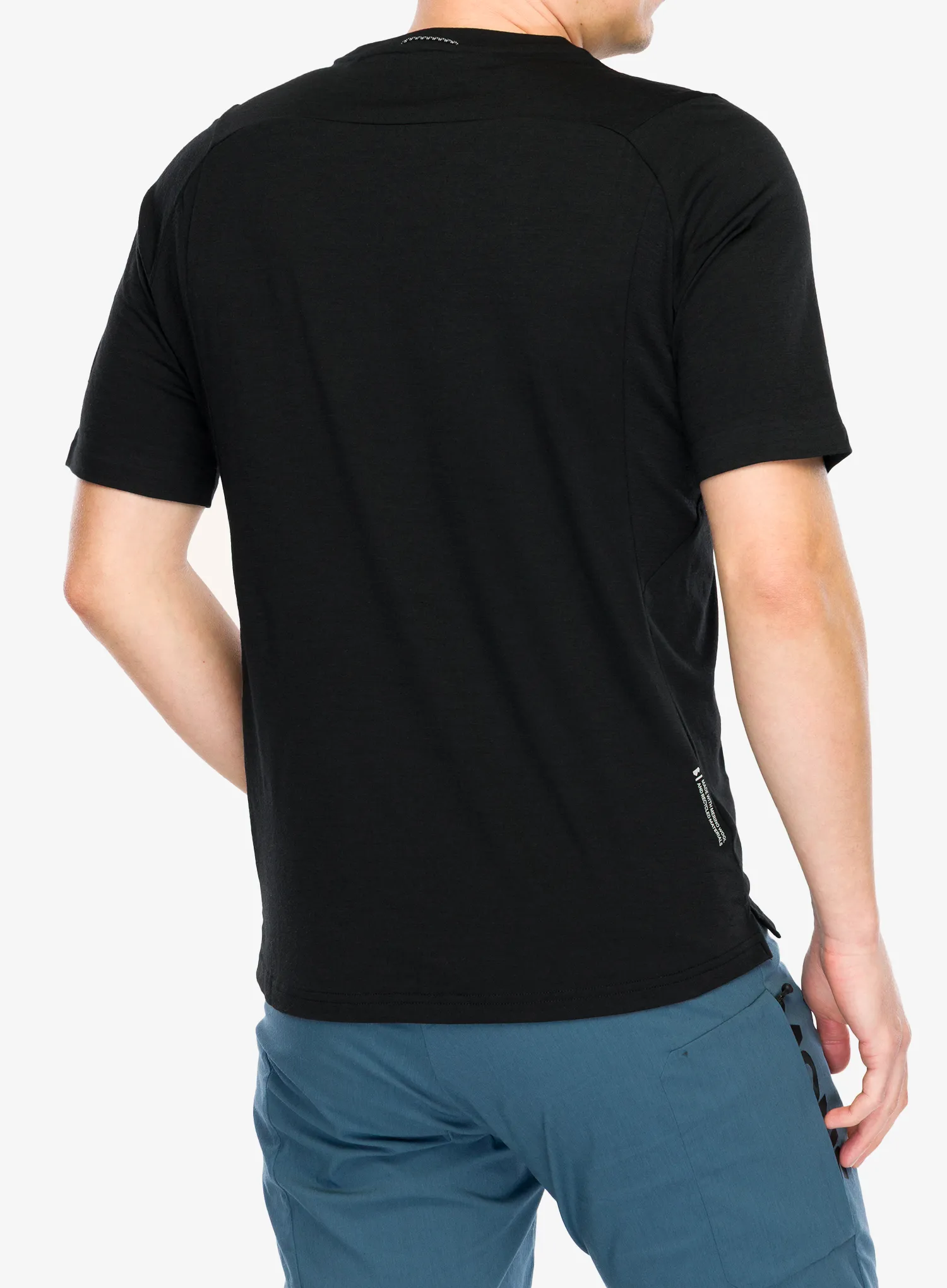 Велофутболка Mons Royale Diversion Merino Bike Jersey Short Sleeve - black