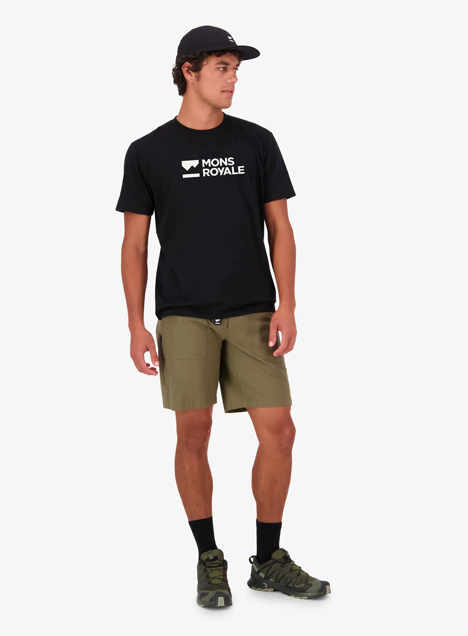 Велофутболка Mons Royale Icon Merino T-Shirt - black