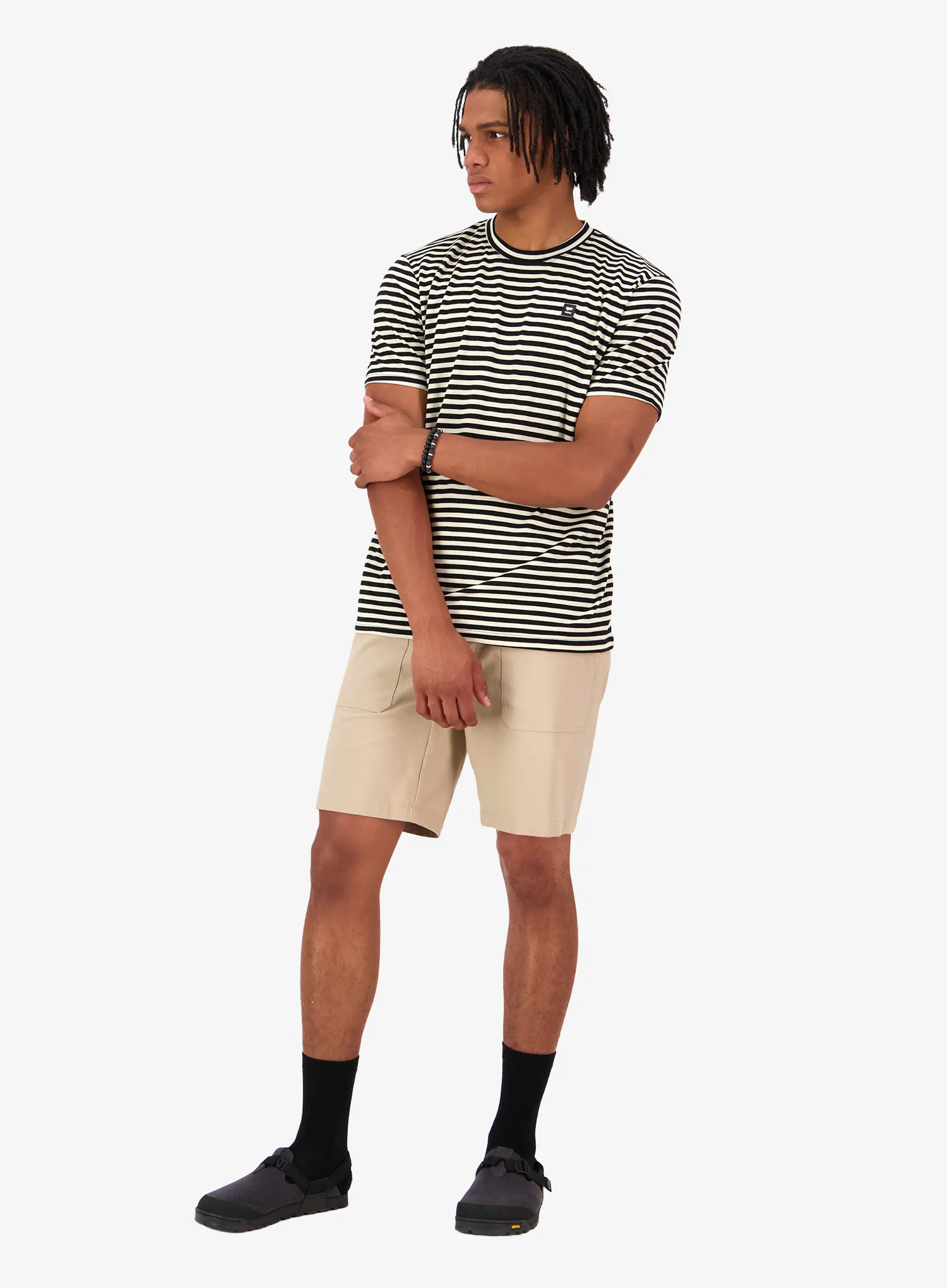 Велофутболка Mons Royale Icon Merino T-Shirt - mr stripe