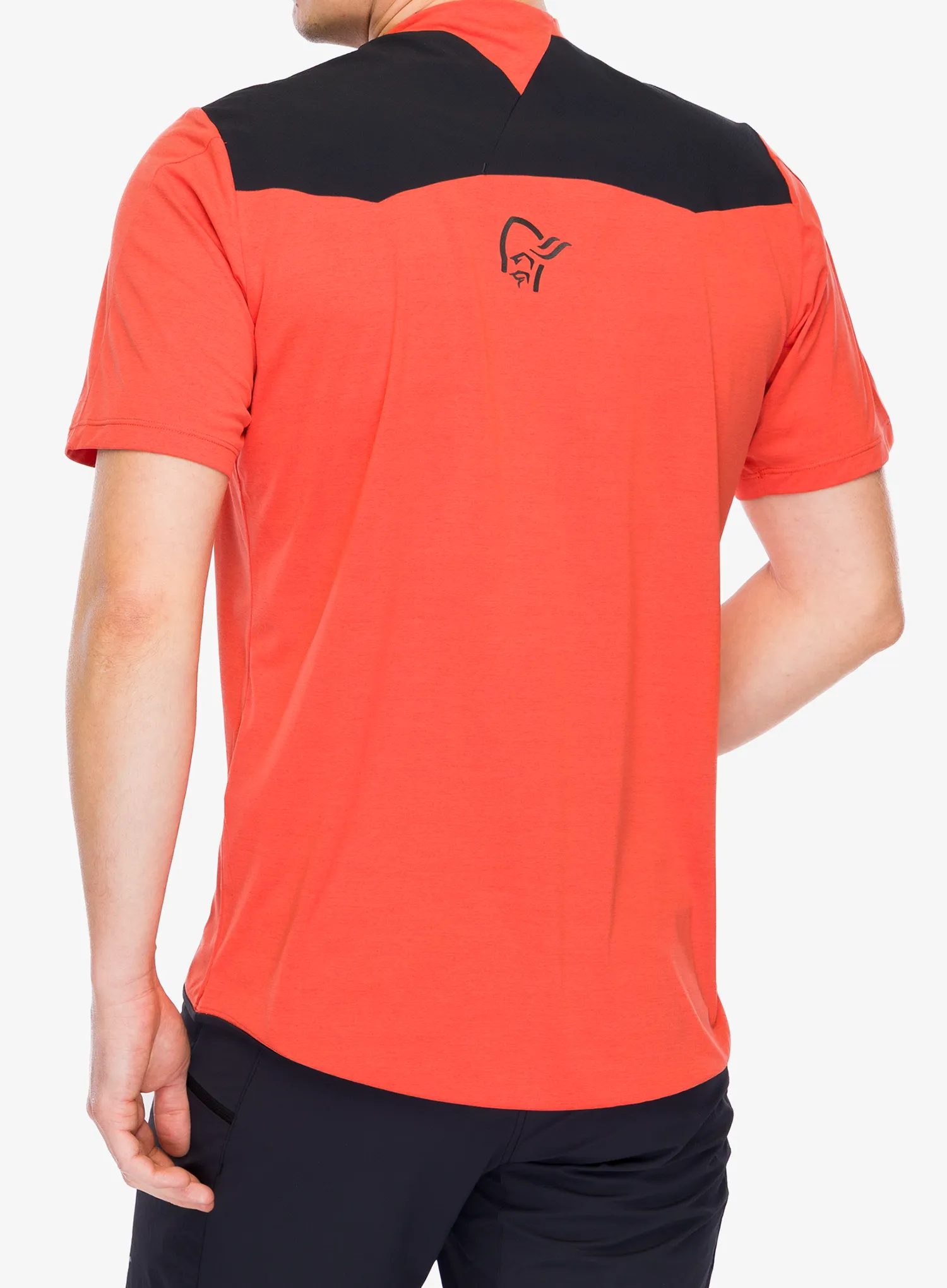 Велофутболка Norrona Skibotn Equaliser Tech T-Shirt - paprika red