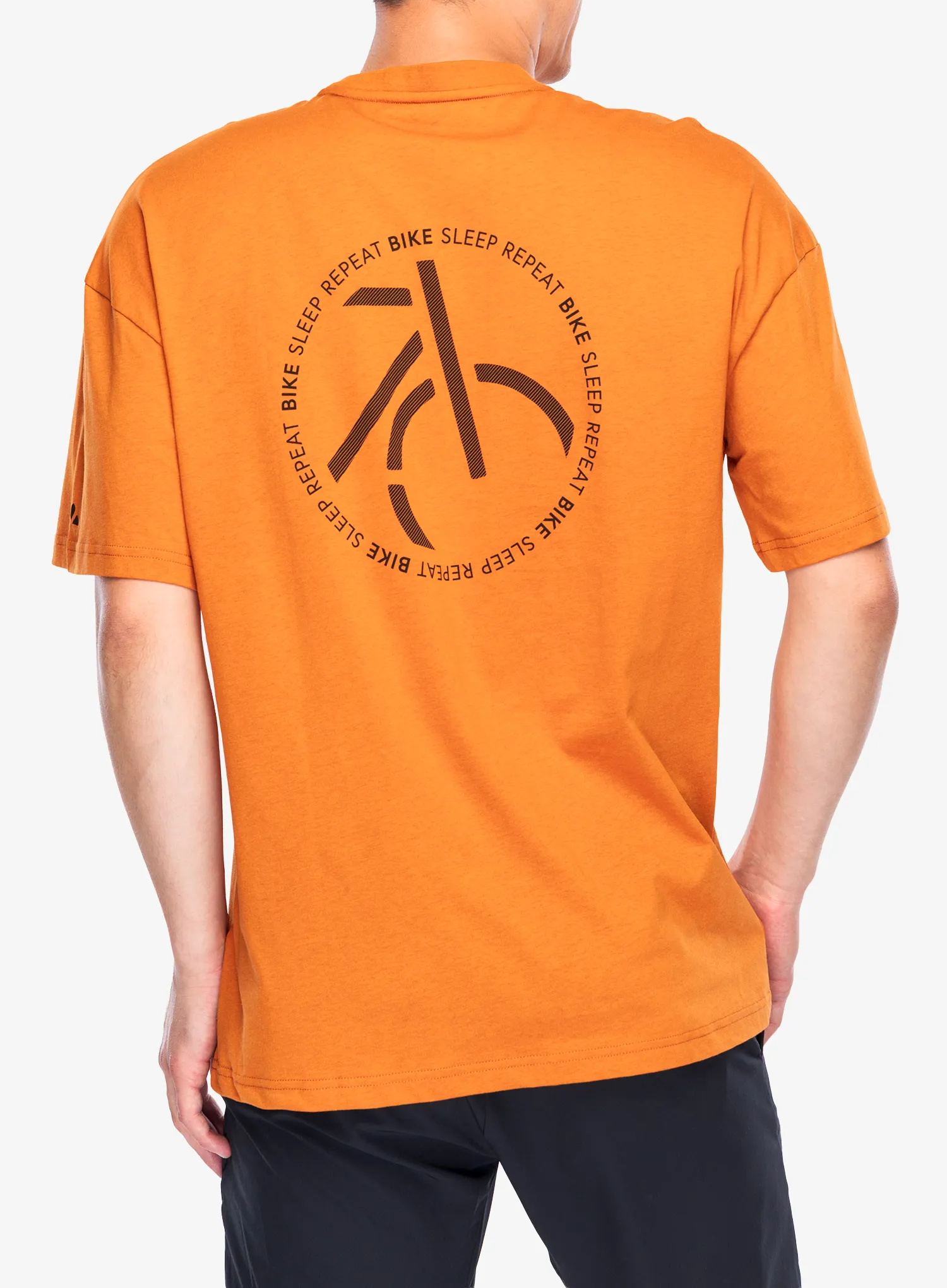 Велофутболка Vaude Cyclist Casual Shirt - kumquat