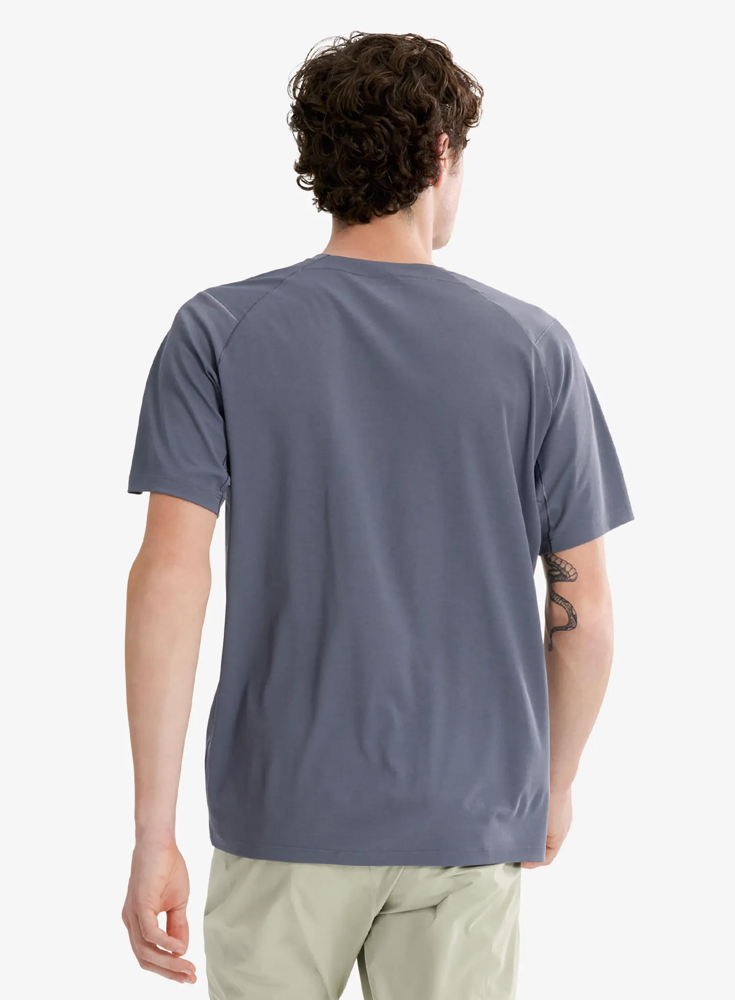 Швидковисихаюча футболка Arcteryx Cormac Crew SS - dk stratus