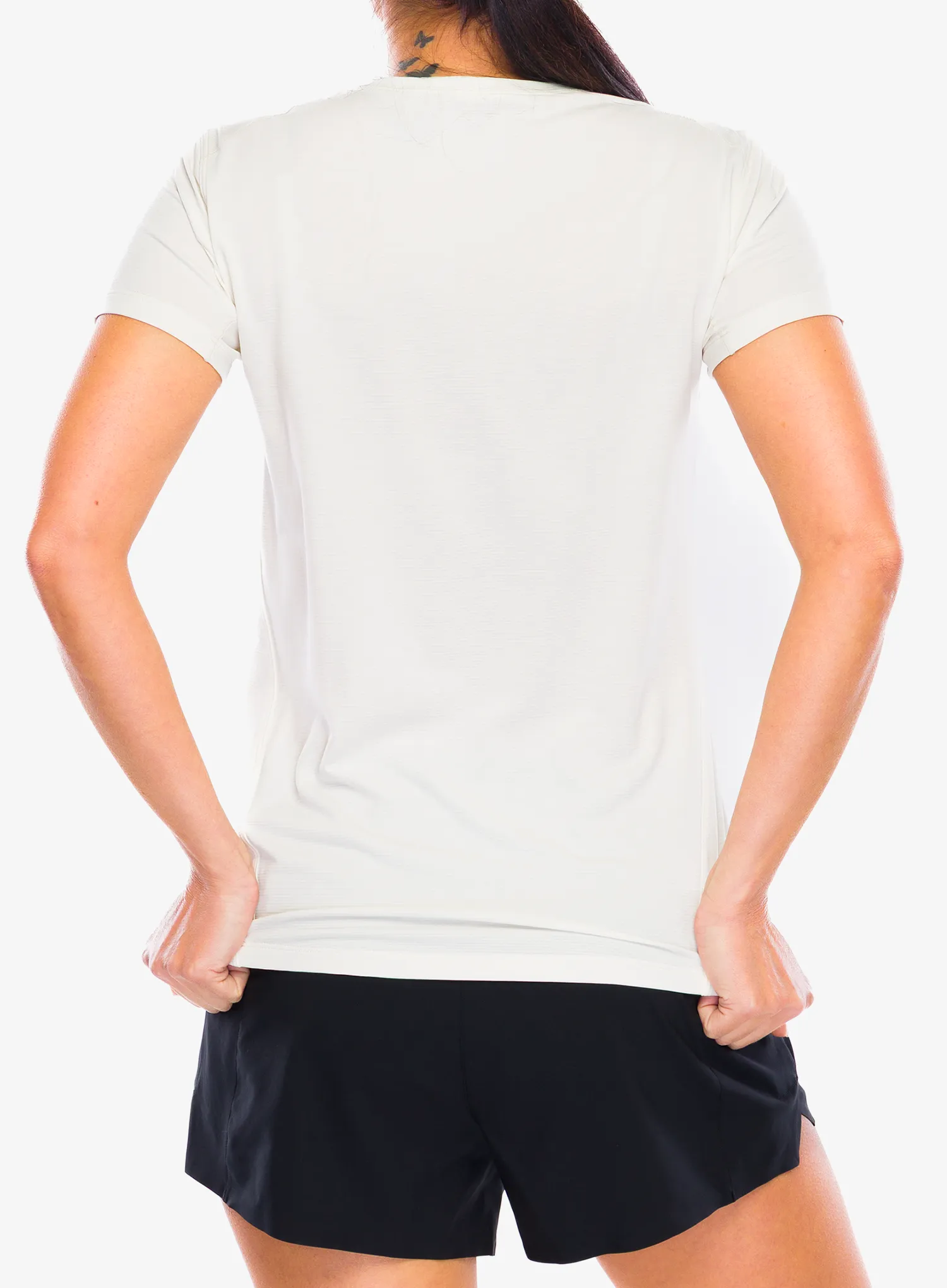Швидковисихаюча футболка жіночий Arcteryx Taema Crew Neck SS - arctic silk heather
