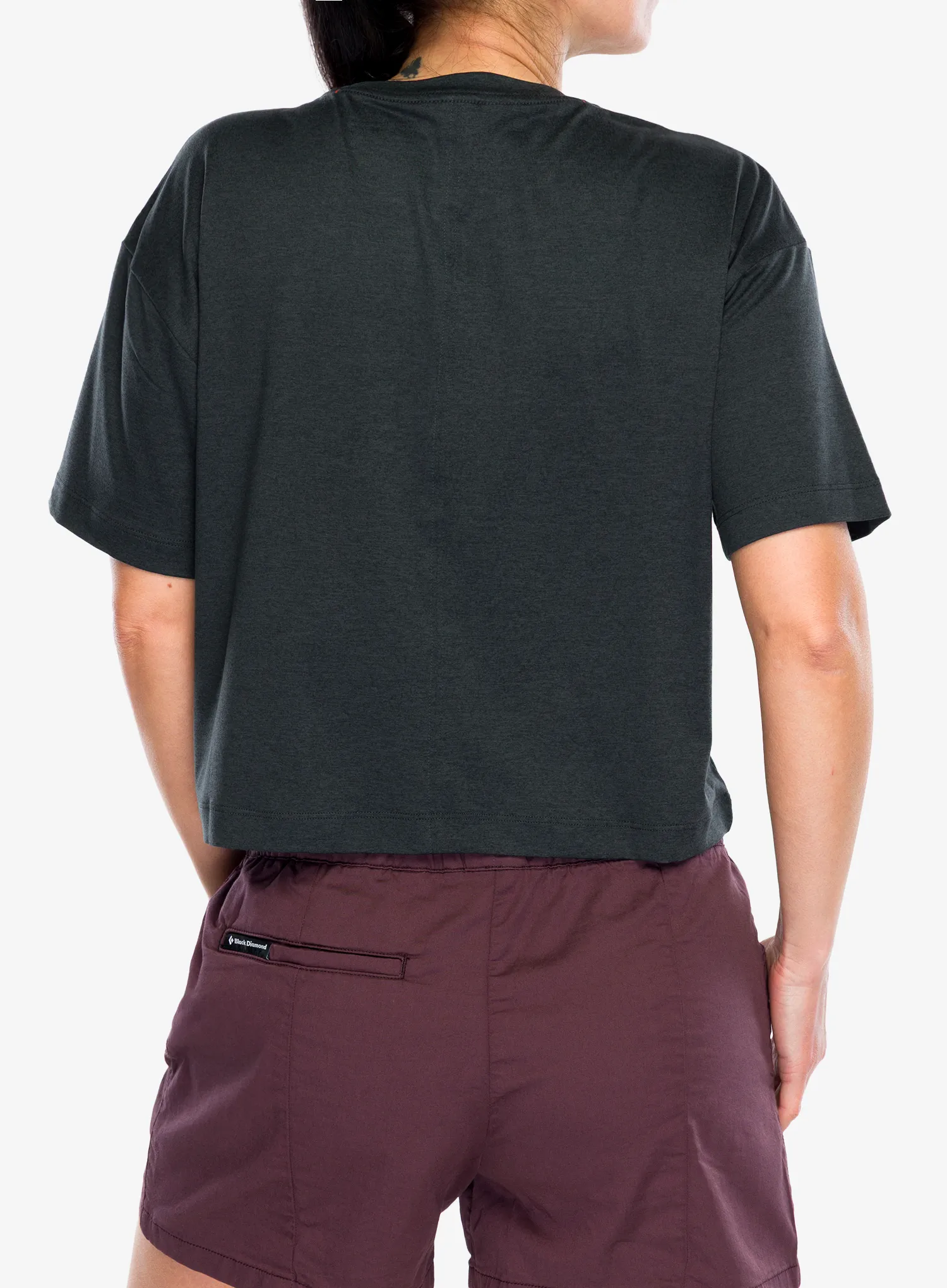 Швидковисихаюча футболка жіночий Black Diamond Circuit SS Tee - black/black