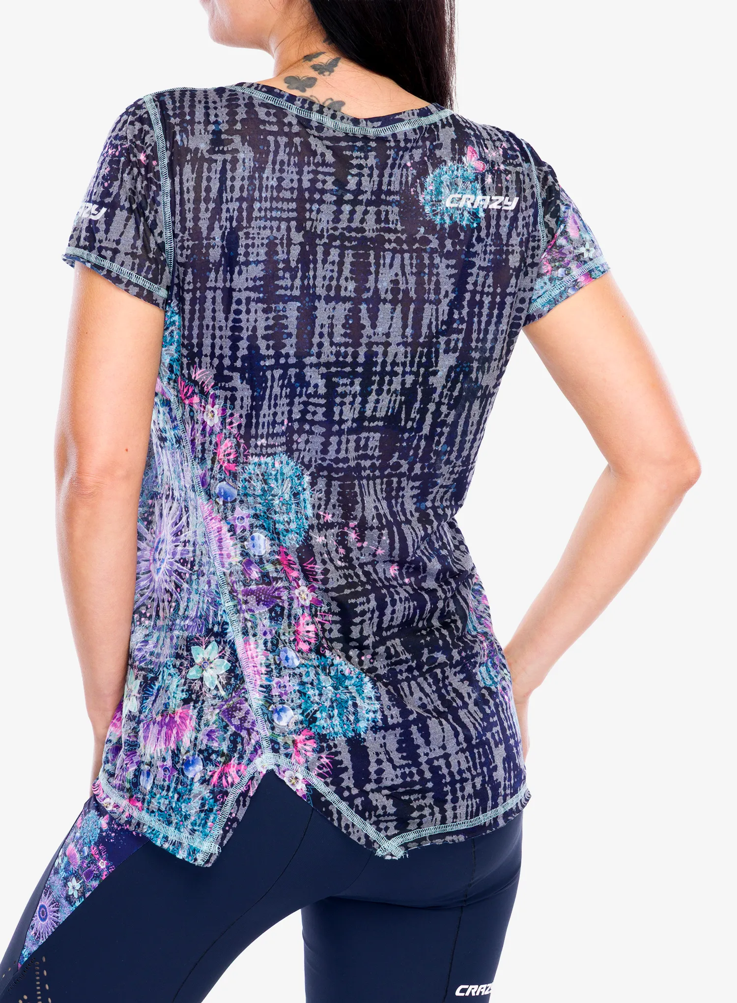 Швидковисихаюча футболка жіночий Crazy Shirt Aloha - mandala