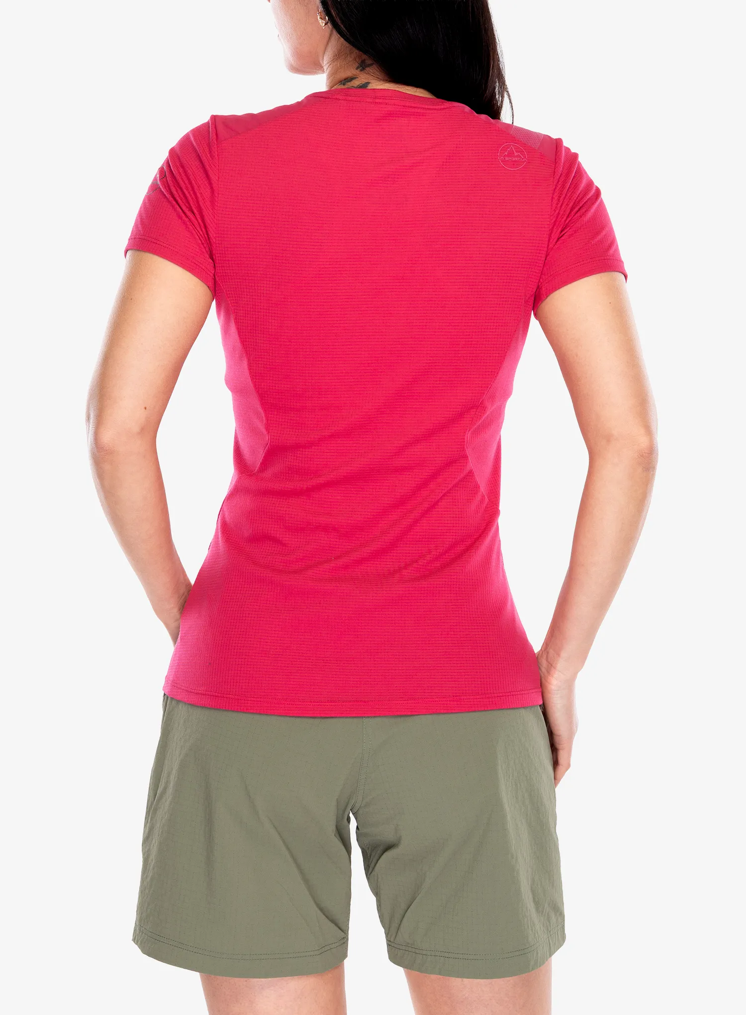 Швидковисихаюча футболка жіночий La Sportiva Ridge T-Shirt - azalea/redwood