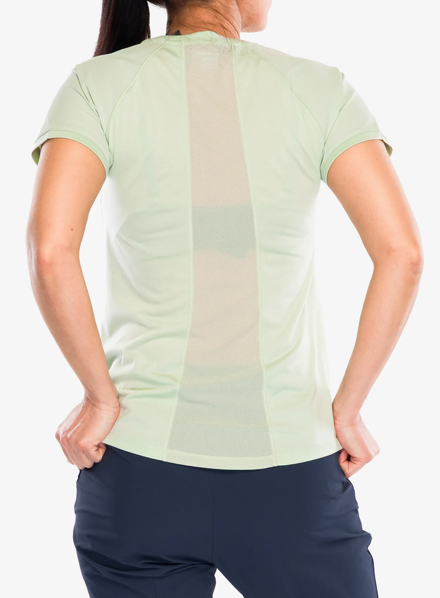 Швидковисихаюча футболка жіночий Salomon Outline S/S Tee  - sea foam