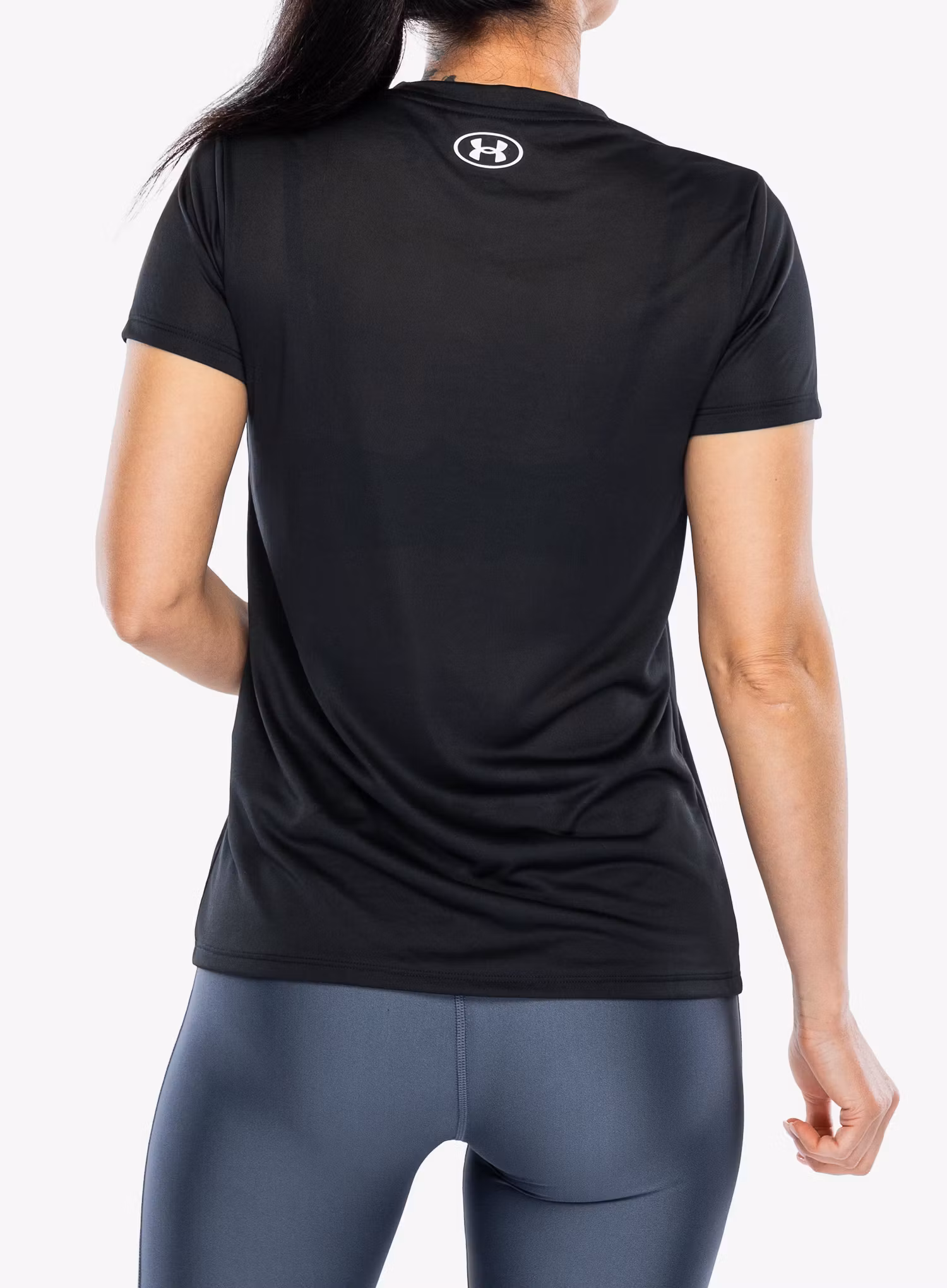 Швидковисихаюча футболка жіночий Under Armour Tech SSC - Solid - black/white