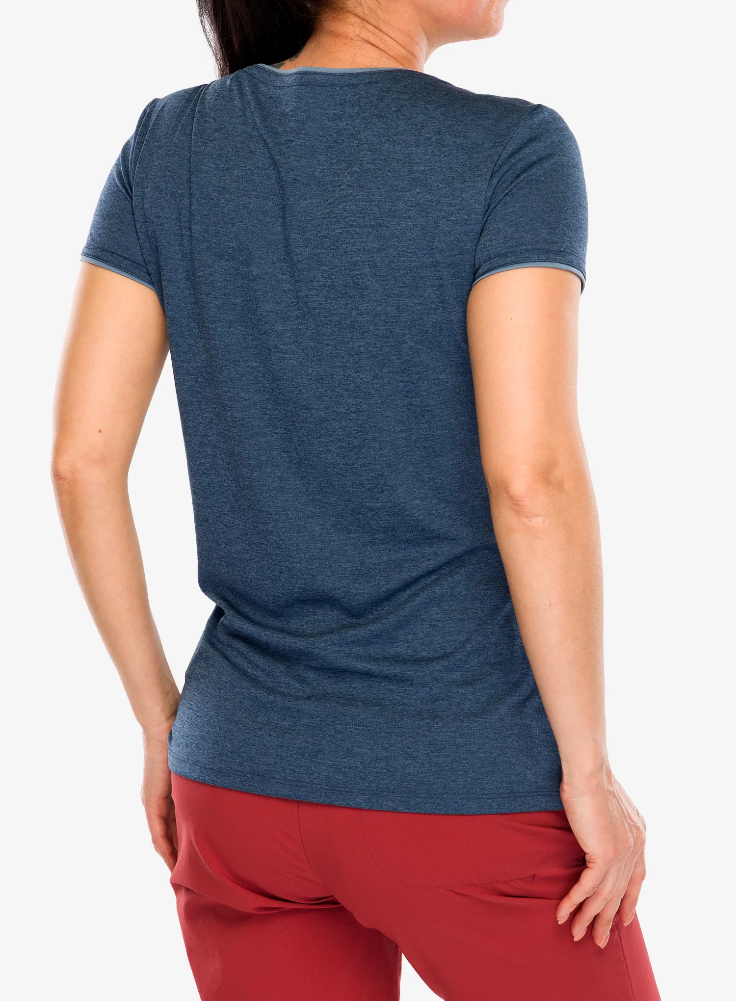 Швидковисихаюча футболка жіночий Vaude Essential T-Shirt - dark sea uni