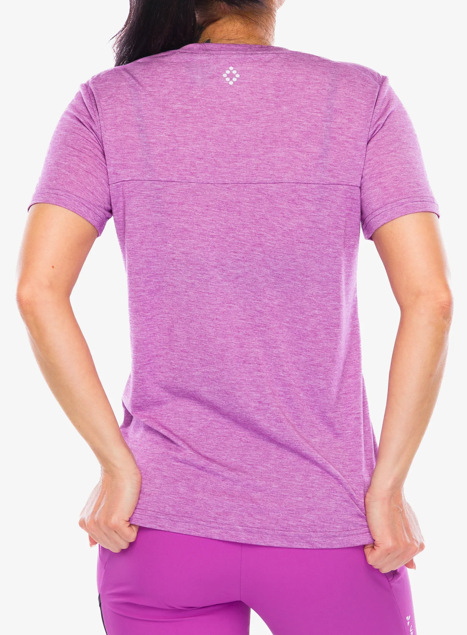 Швидковисихаюча футболка жіночий Vaude Skomer Print T-Shirt III - magenta