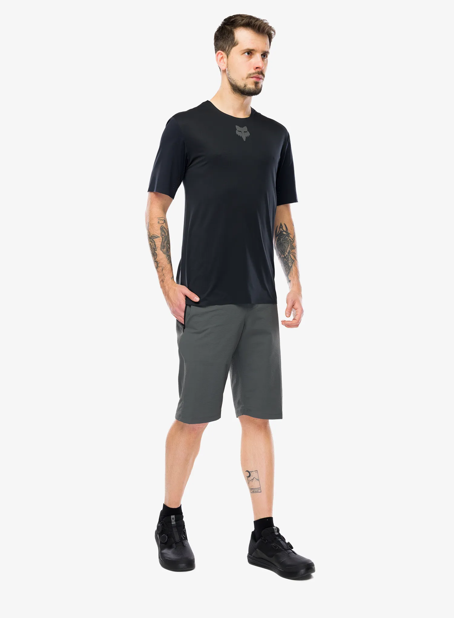 Швидковисихаюча футболка Fox Flexair SS Jersey - black