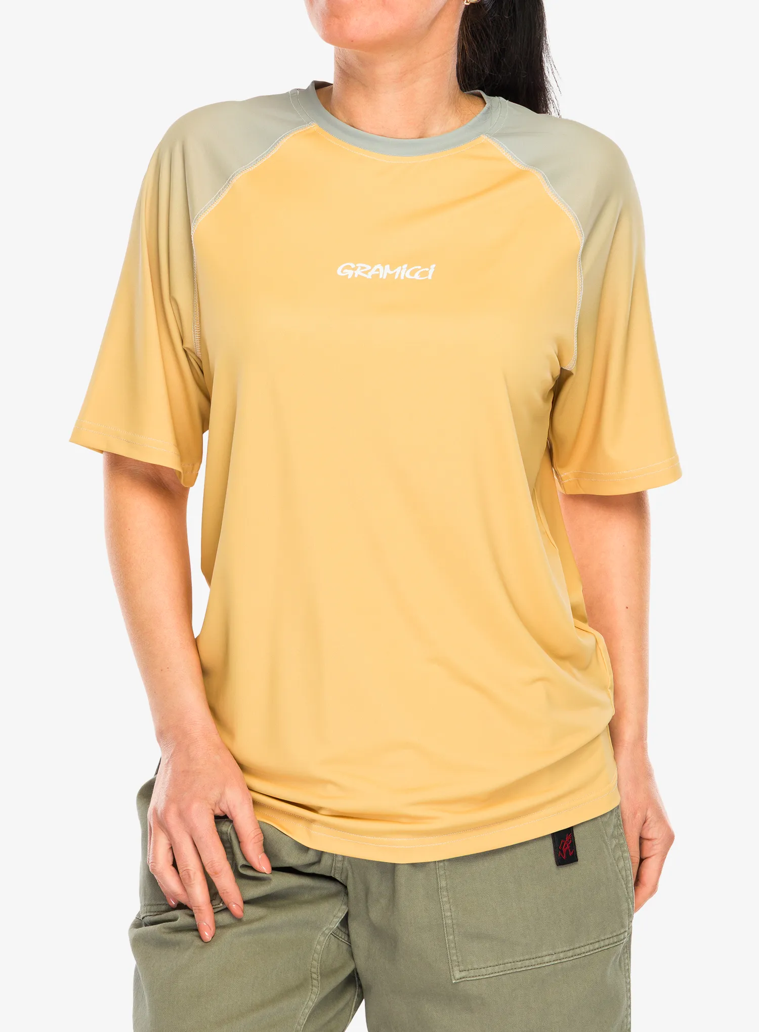 Швидковисихаюча футболка Gramicci Upf-Shield Short Sleeve Top - sunlit