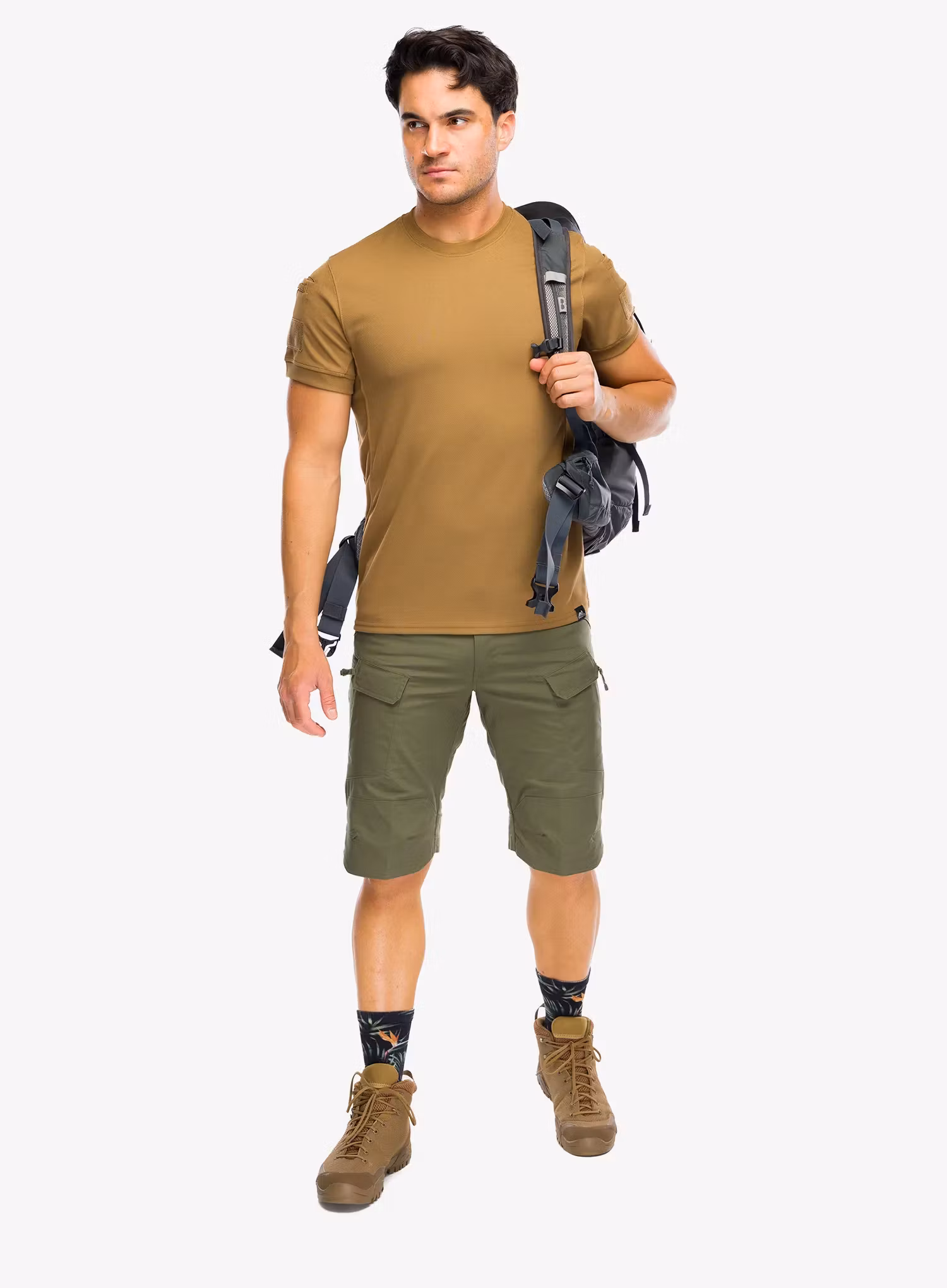 Швидковисихаюча футболка Helikon-Tex Tactical T-Shirt - TopCool - coyote